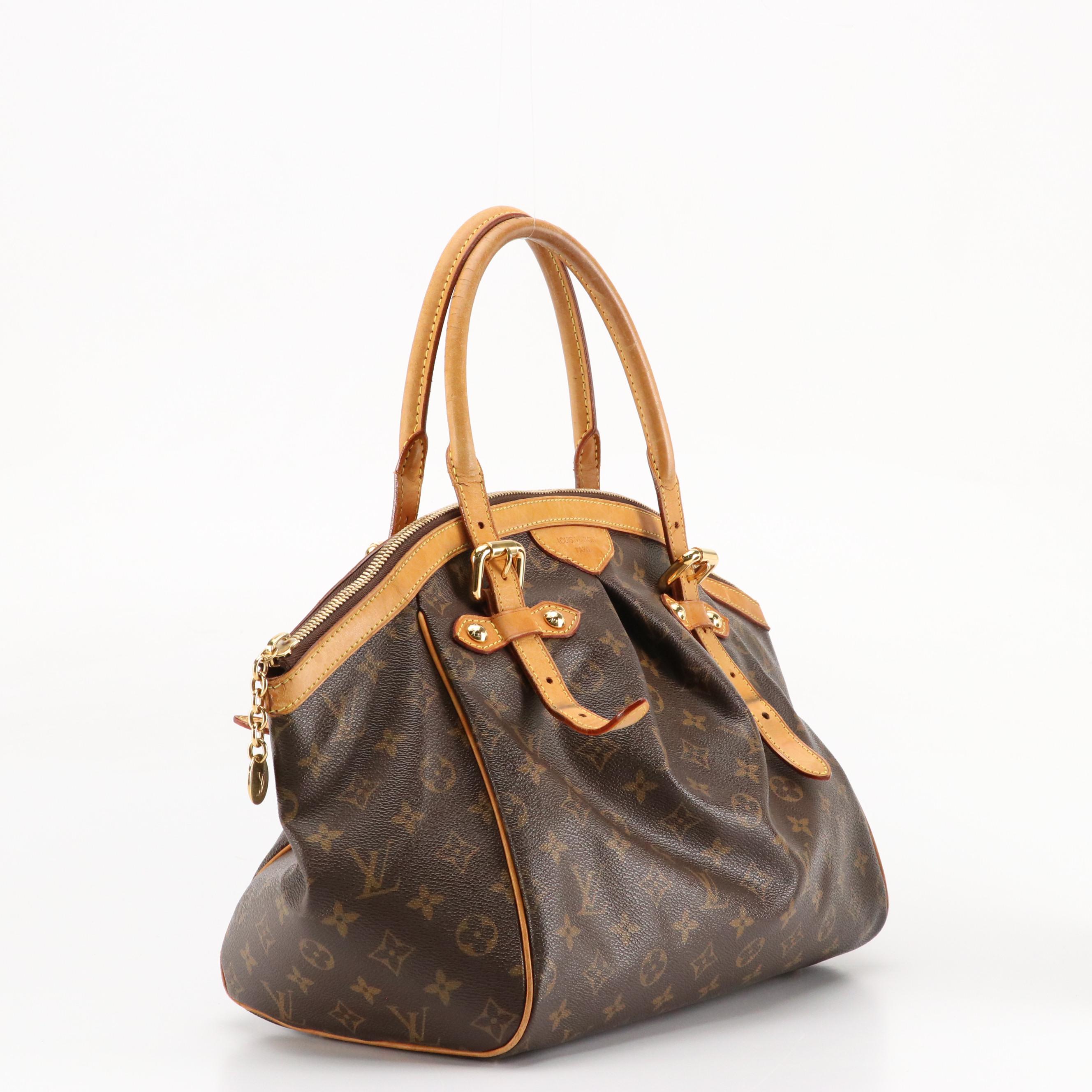 Louis Vuitton Tivoli GM Shoulder Bag in Monogram Coated Canvas and Leather