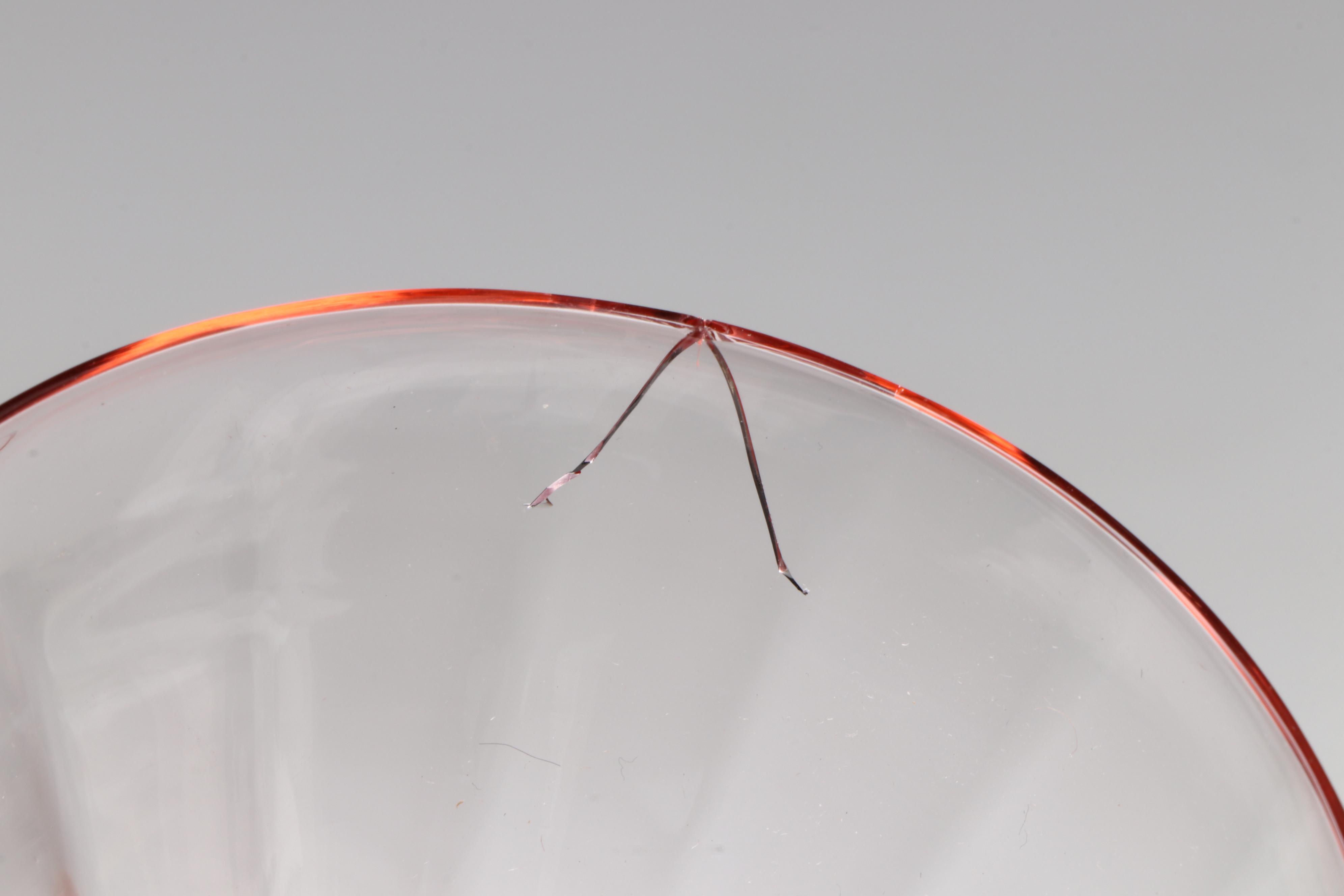 Pink Depression Glass Champagne Coupes, Tumblers, and More