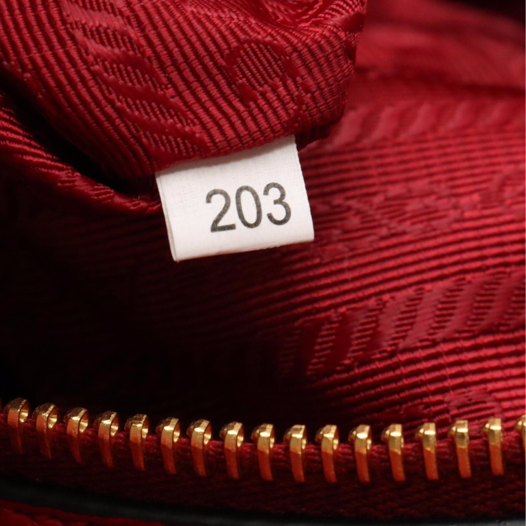 Prada Two Way Tote Bag in Red Grained Leather