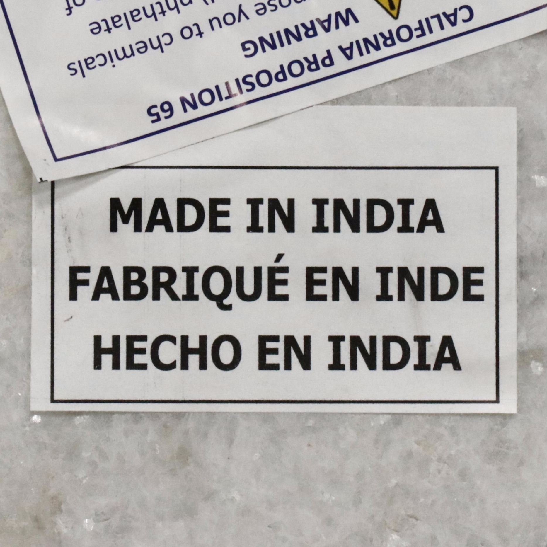 Contemporary Cantilevered Side Table with White Granite Top