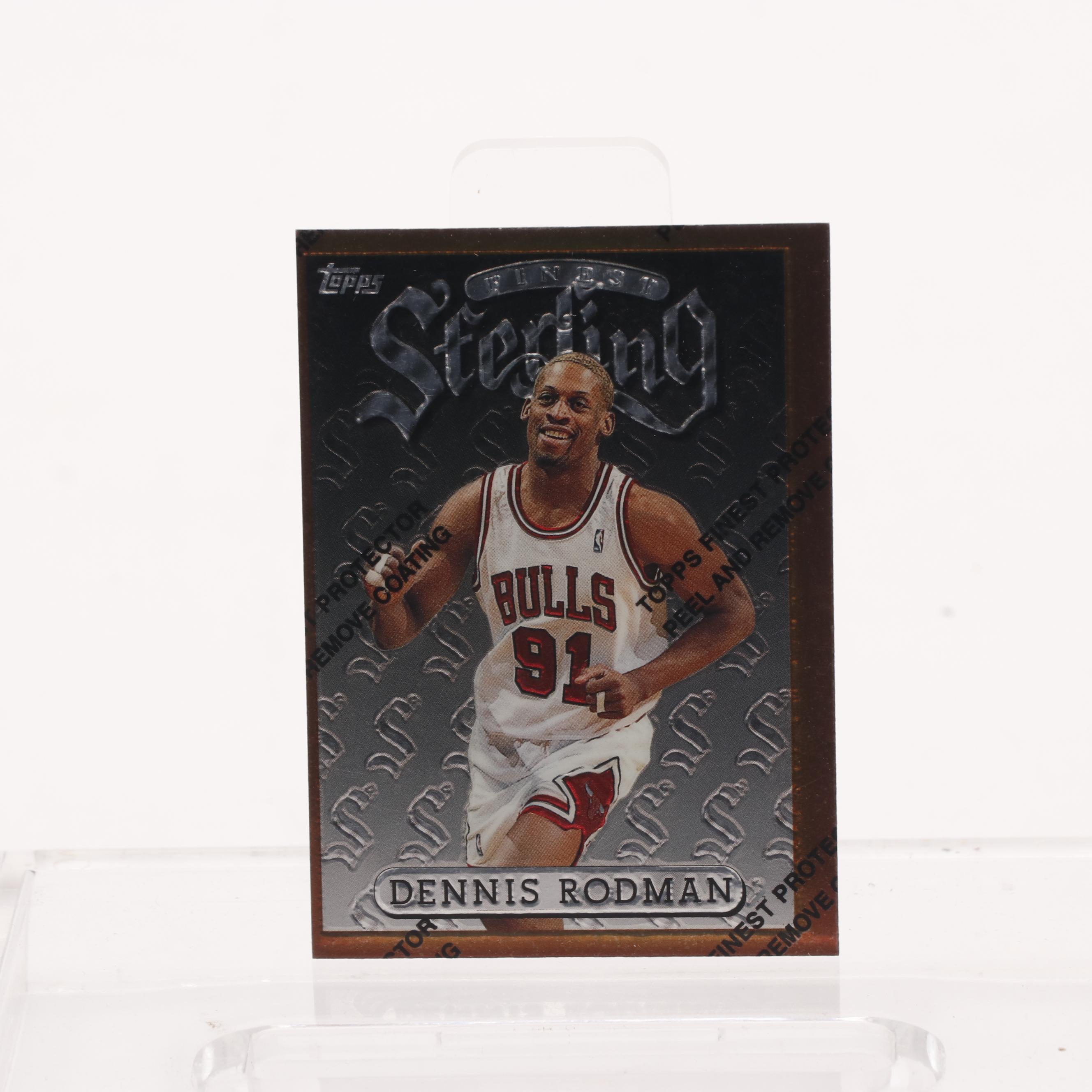Topps Finest with Other Sports Cards Featuring Dennis Rodman and More