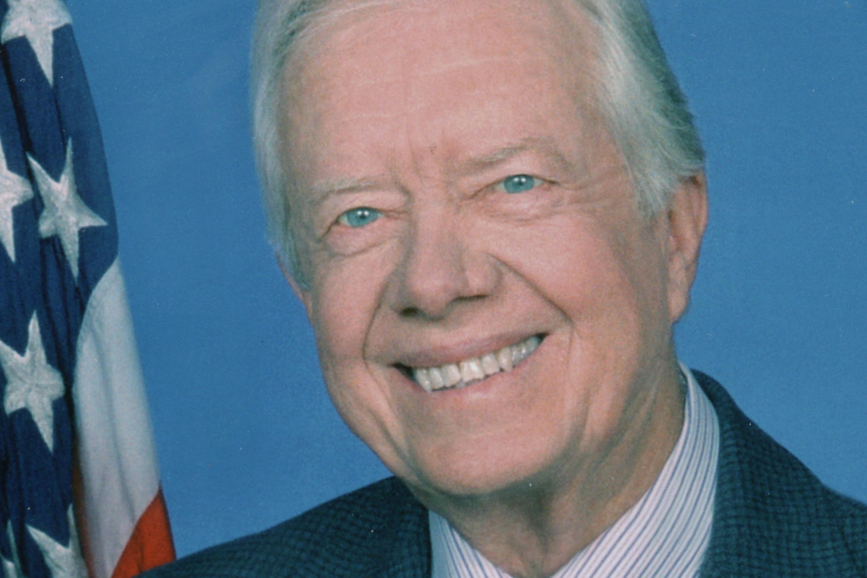 Signed and Framed Autographed Photo of President Jimmy Carter