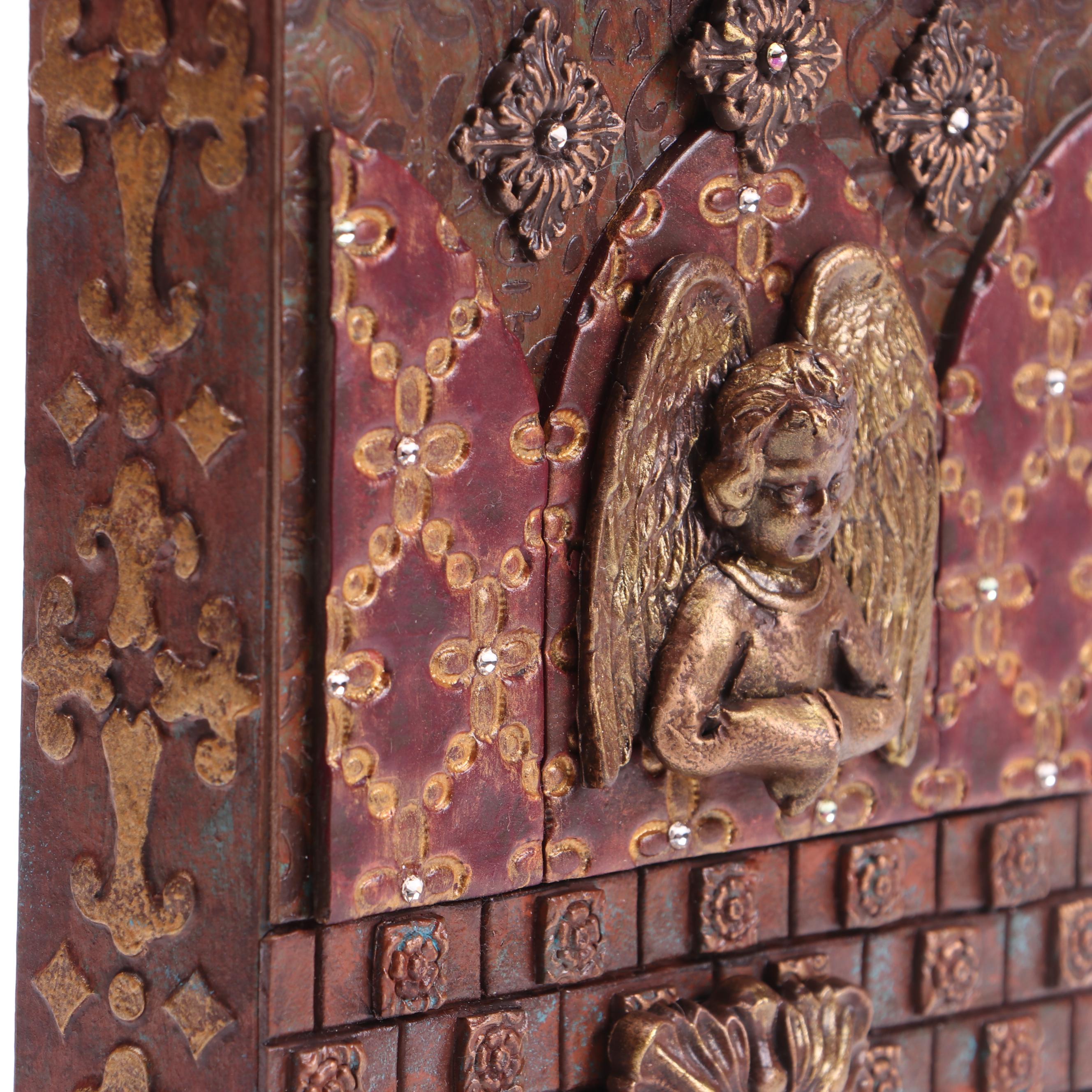 Deborah Kovacs-Sturdevant Mixed Media Assemblage "Ode to Rosslyn Chapel"