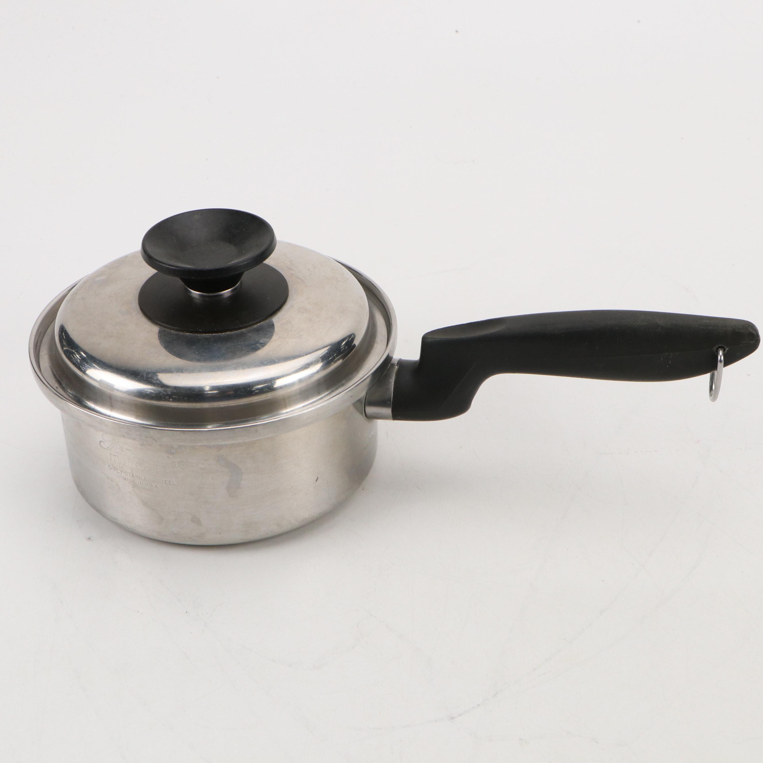 Permanent Stainless Steel Pots and Pans, Mid to Late 20th Century