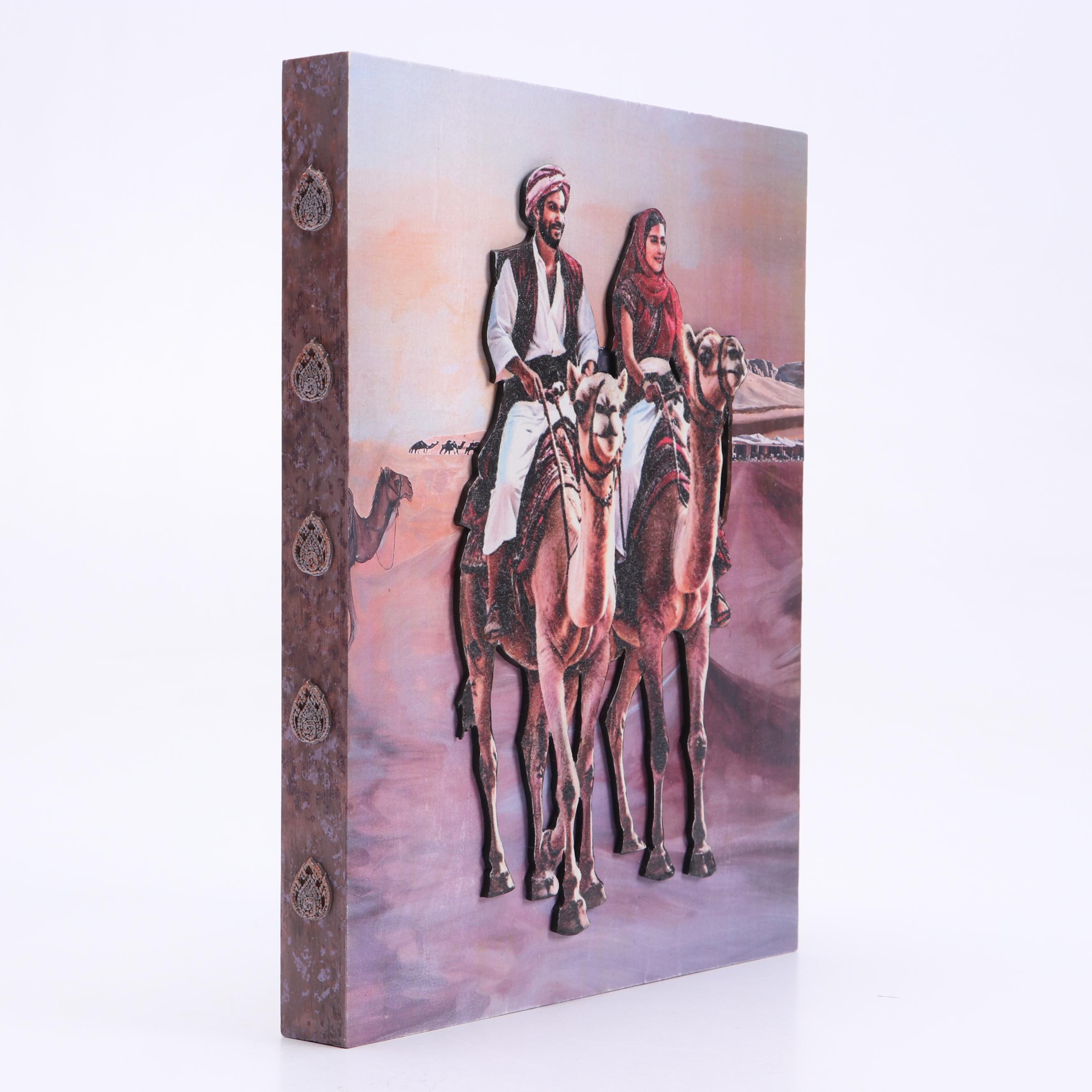 Deborah Kovacs-Sturdevant Mixed Media Composition "Caravanserai," 21st Century