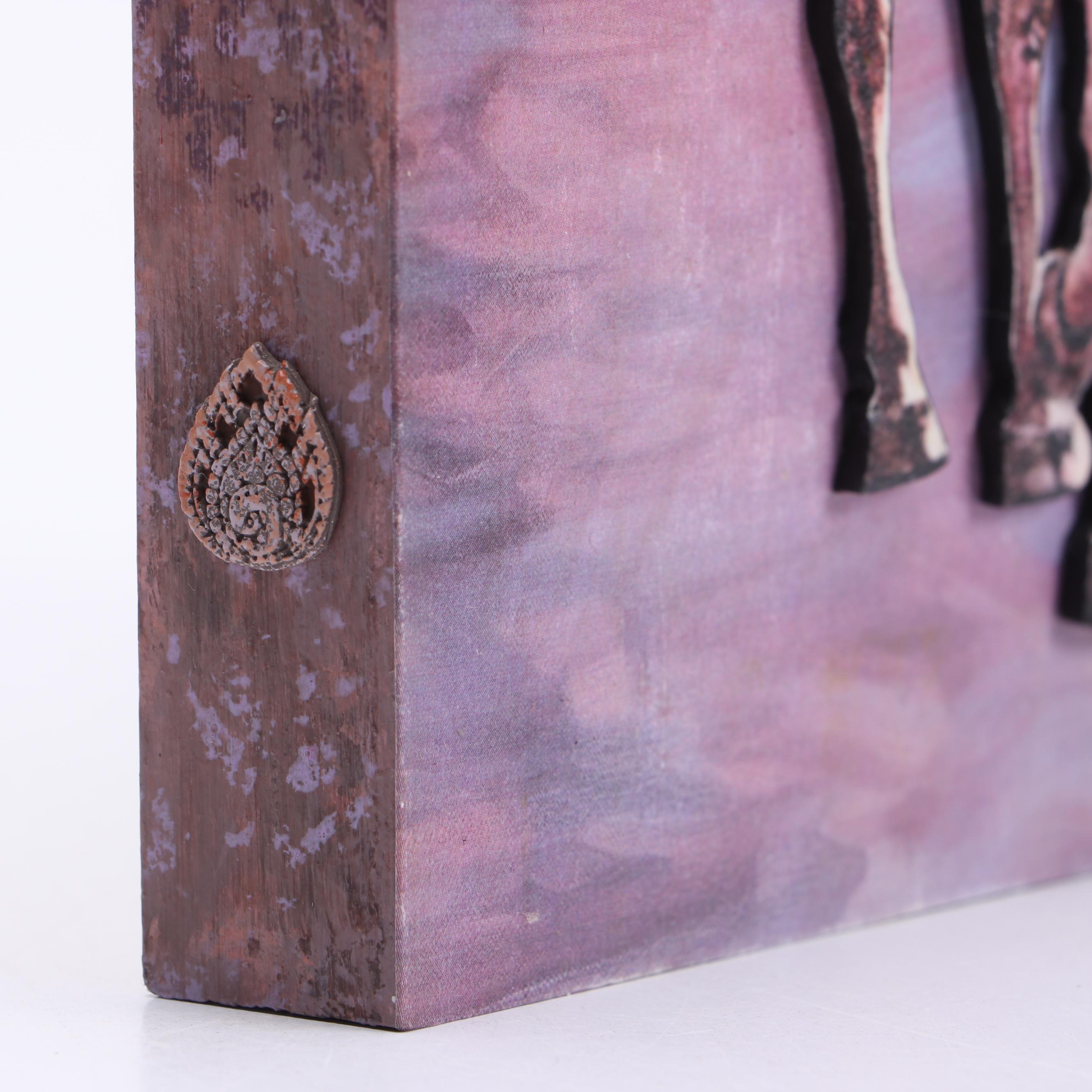 Deborah Kovacs-Sturdevant Mixed Media Composition "Caravanserai," 21st Century