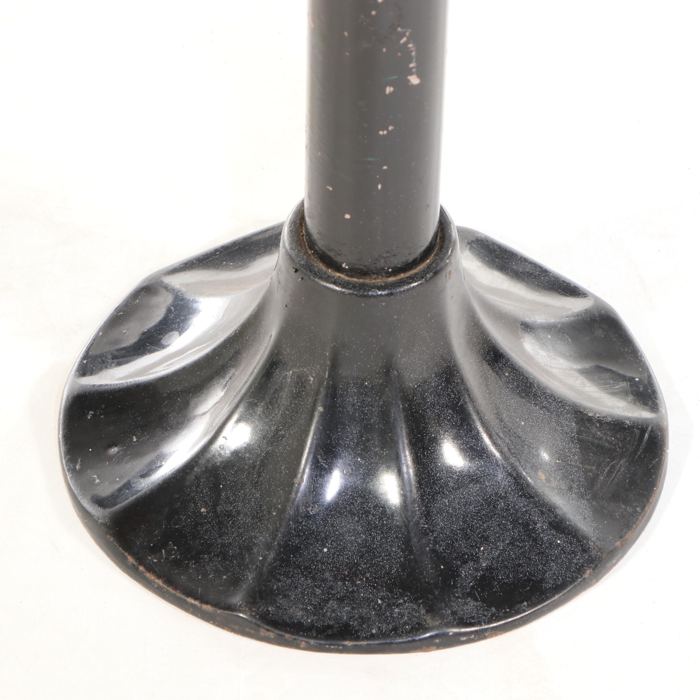 Painted Chrome and Vinyl Diner Stools, Mid-20th Century