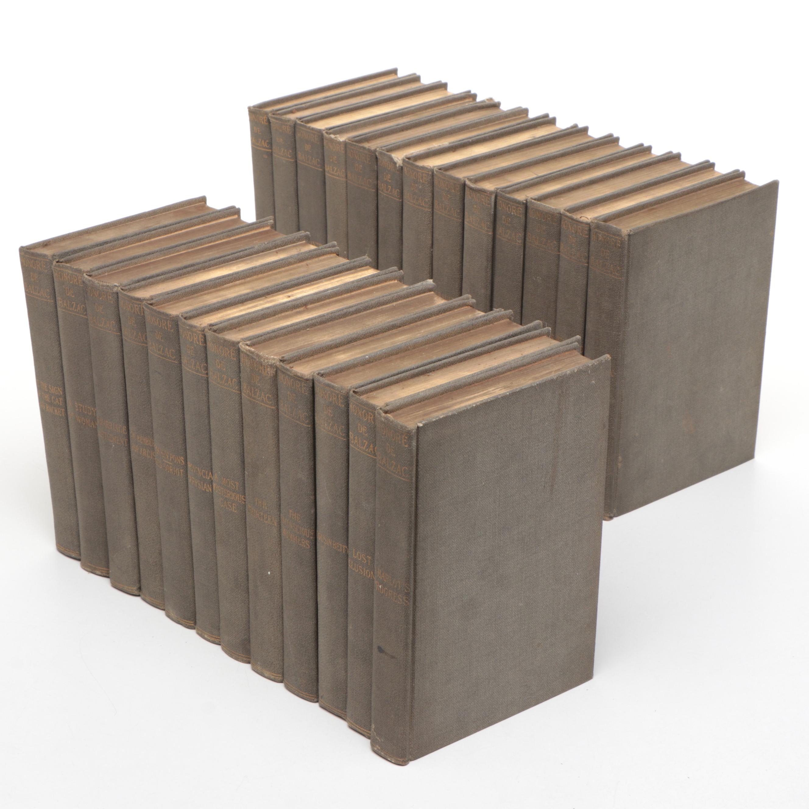 "The Works of Honoré de Balzac" Complete Twenty-Five Volume Set, 1900