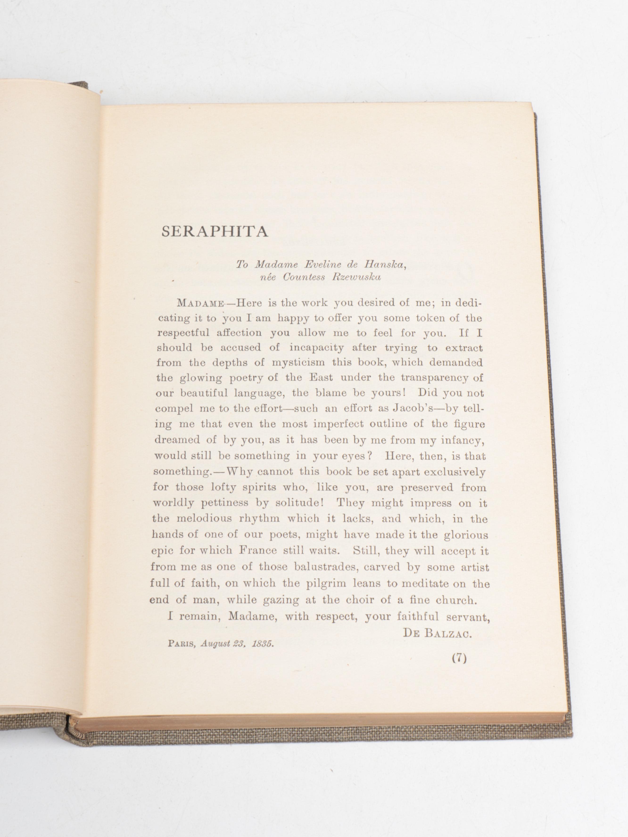 "The Works of Honoré de Balzac" Complete Twenty-Five Volume Set, 1900