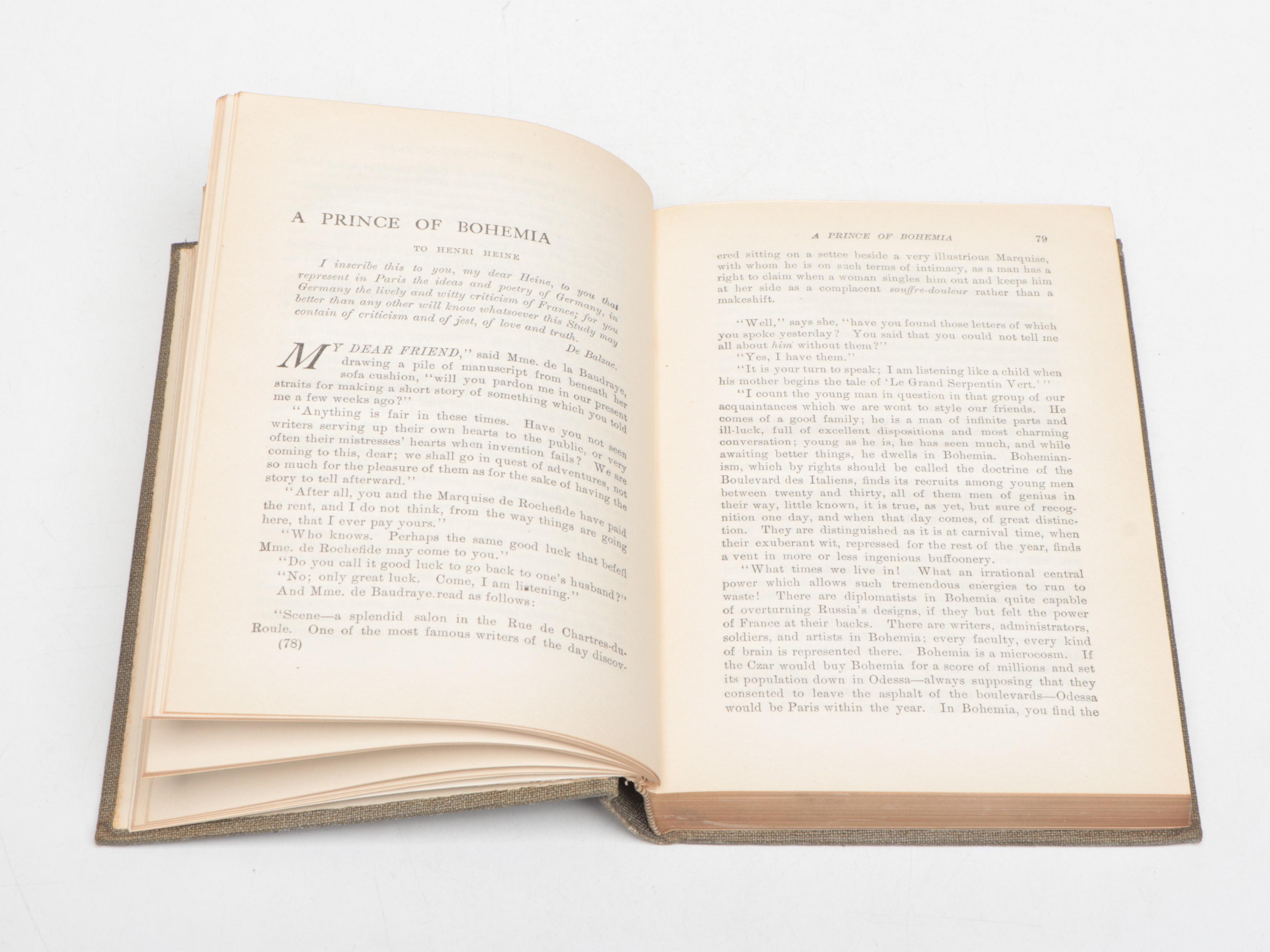 "The Works of Honoré de Balzac" Complete Twenty-Five Volume Set, 1900