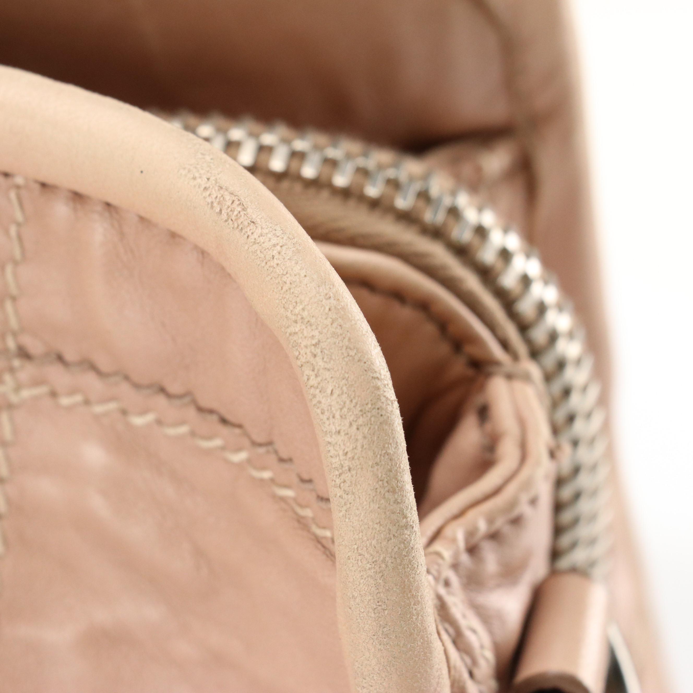 Prada Cammeo Antique Stitched Quilted Nappa Leather Tote Bag