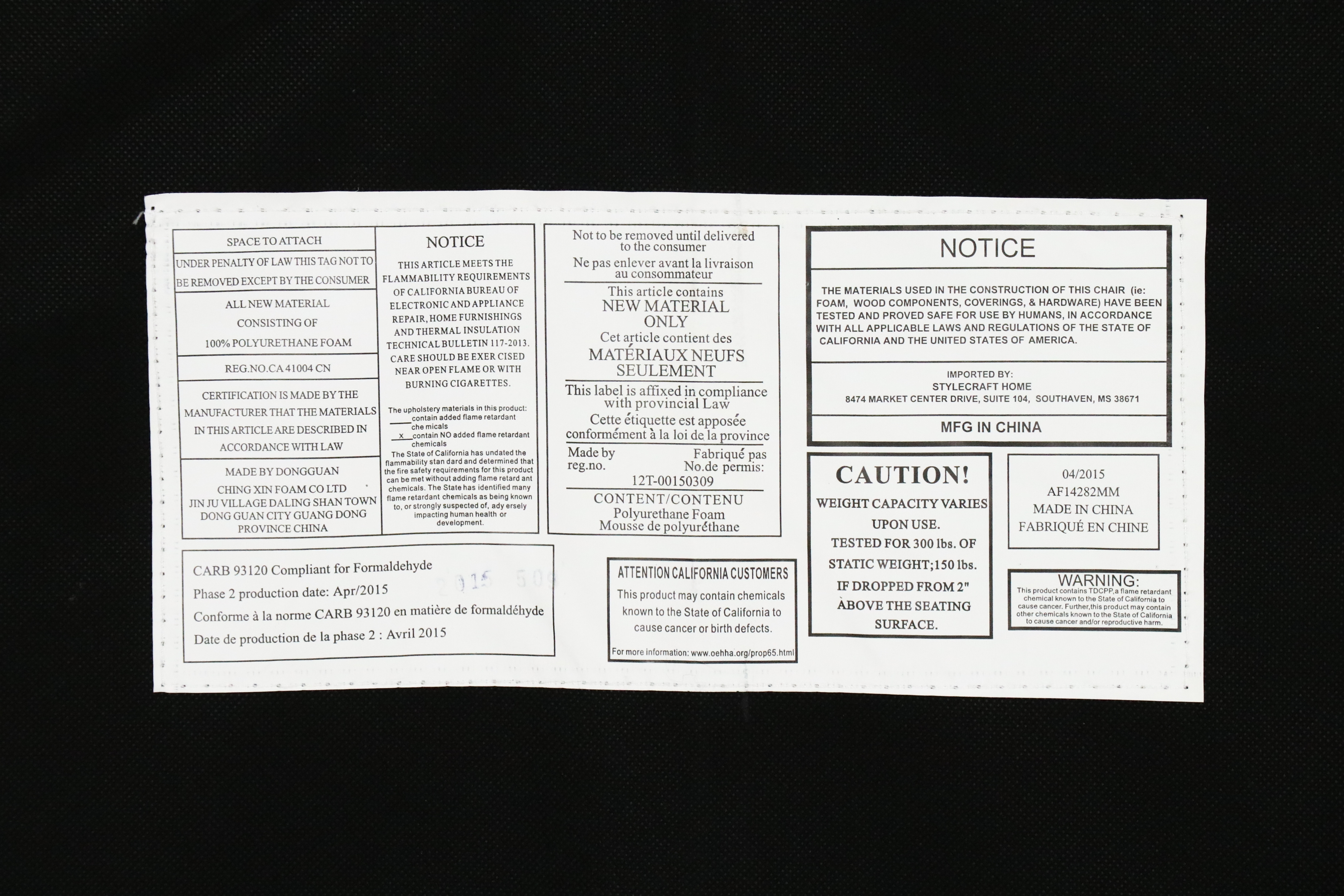 Grey Upholstered Tufted Queen Size Headboard