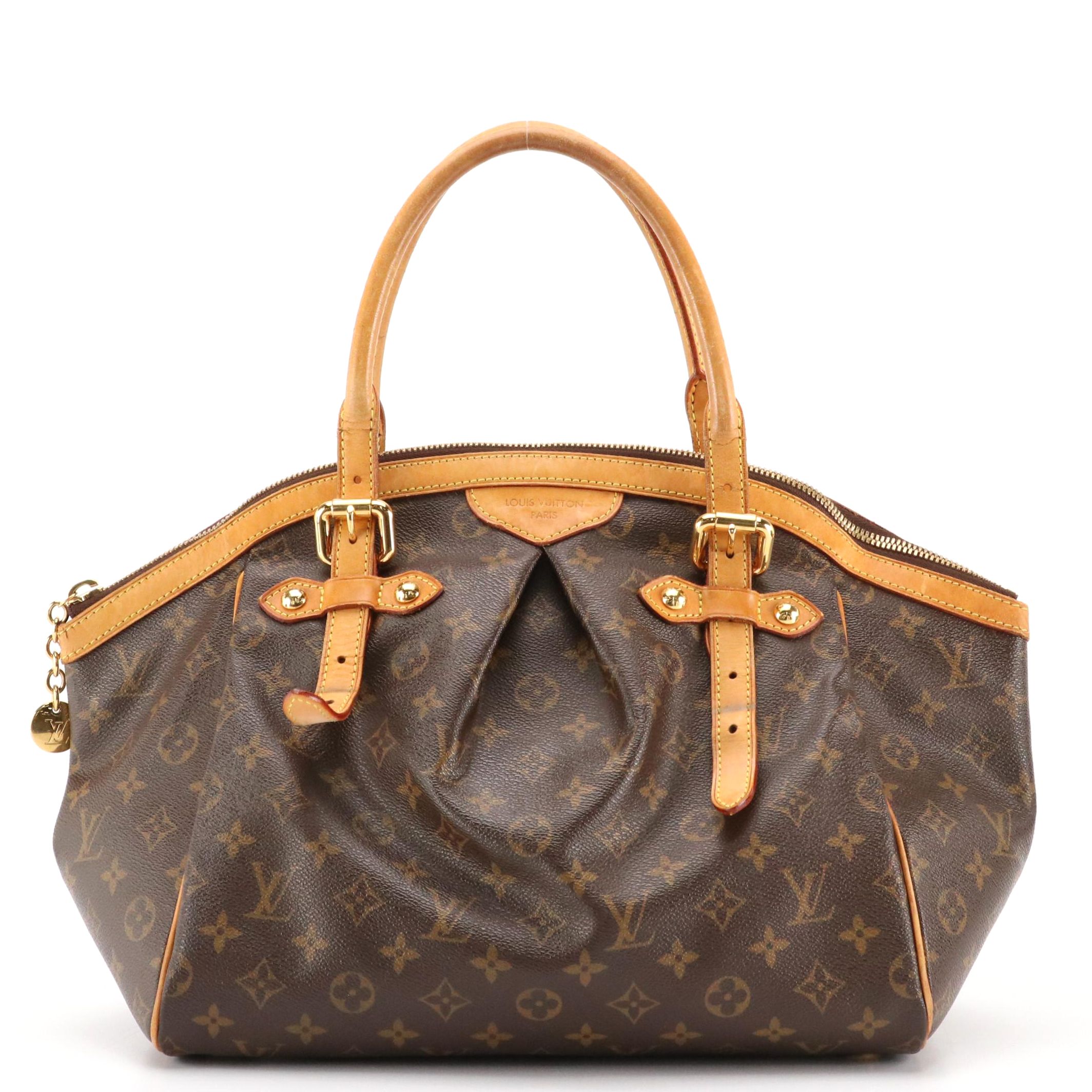 Louis Vuitton Tivoli GM Shoulder Bag in Monogram Coated Canvas and Leather