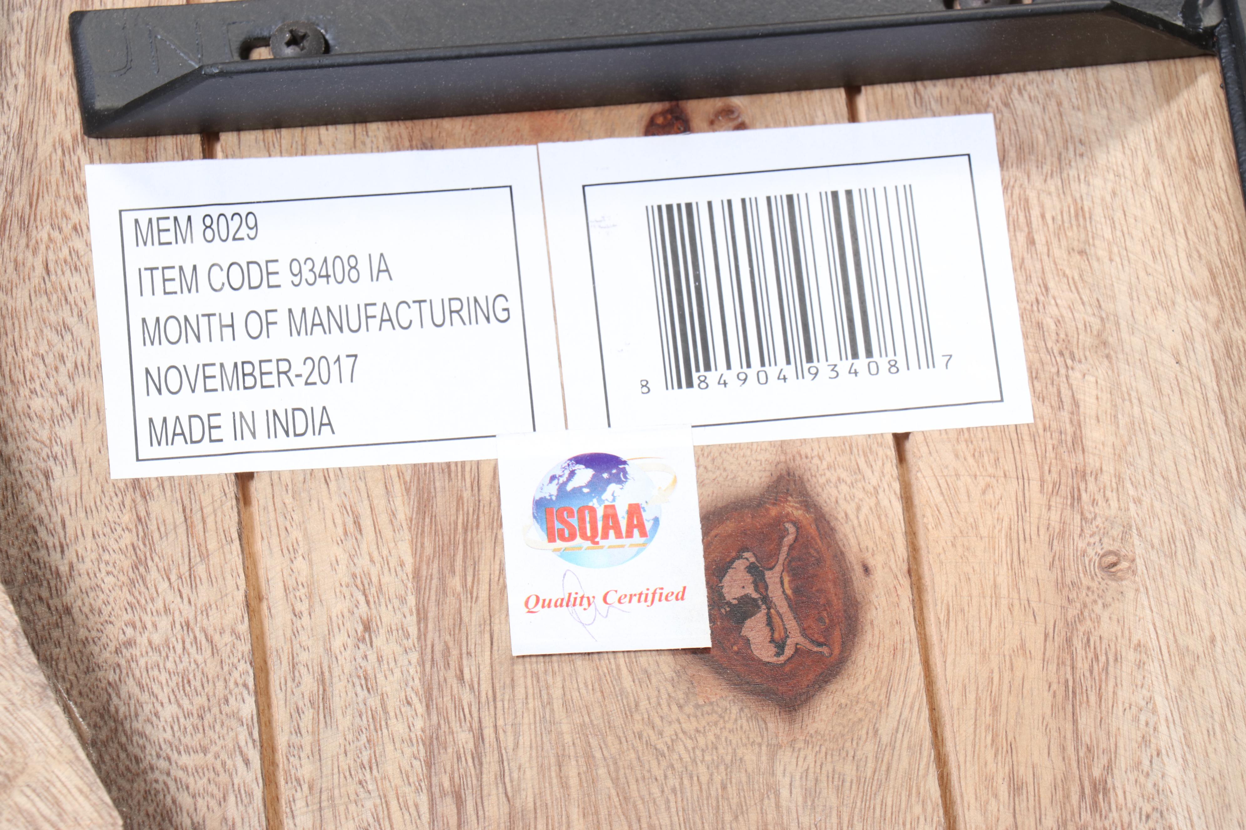 Industrial Style Iron Table with Three Barstools