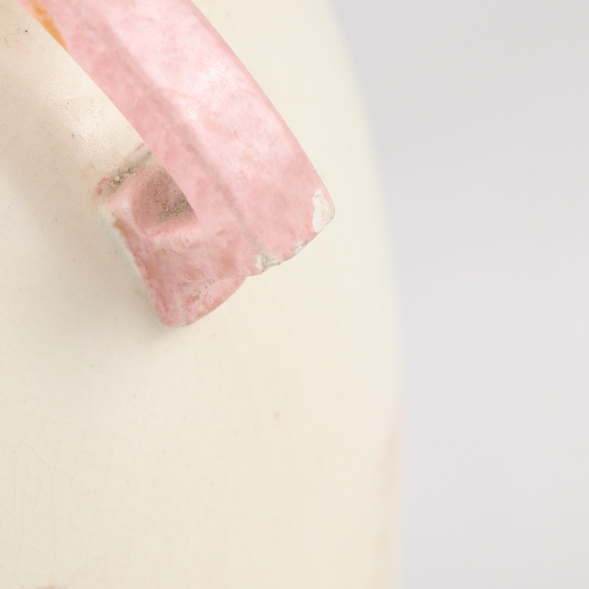 Thomas Forester & Sons Hand-Painted Art Deco Vase with Porcelain Candlesticks