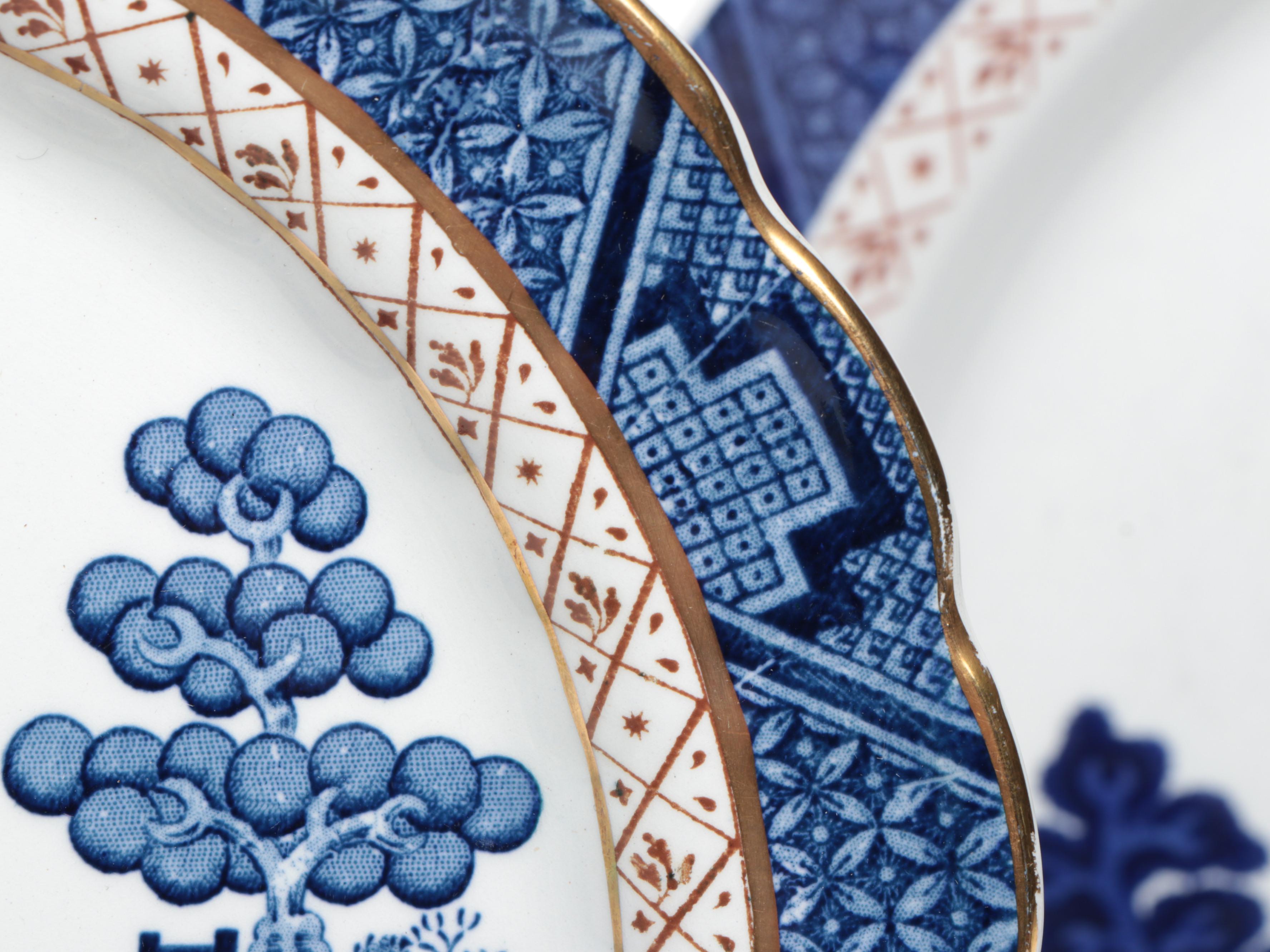 Booths and Royal Doulton "Real Old Willow" Dinnerware, 20th Century