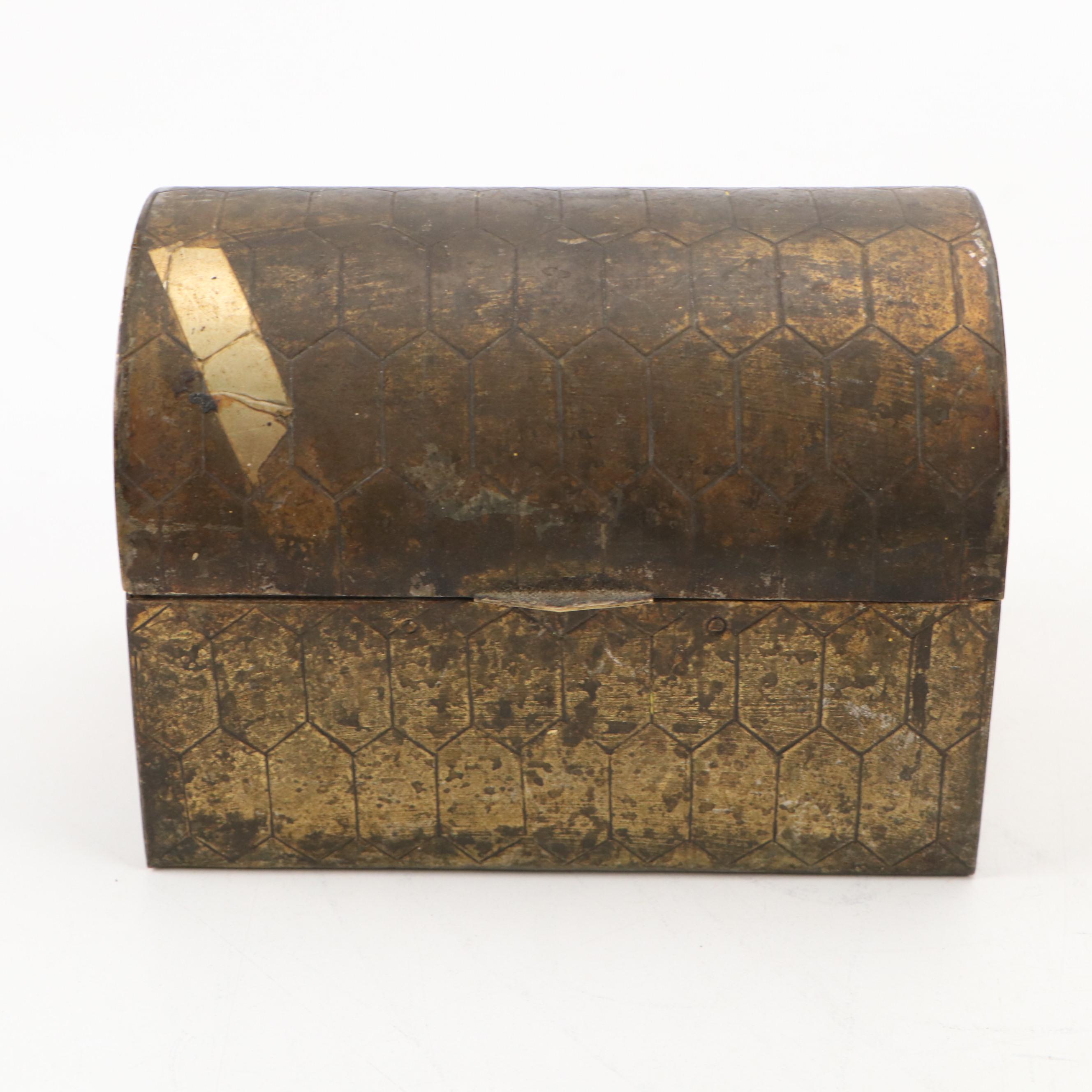 Chinese Style Bamboo, Wood Decoupage, Reeded and Other Boxes