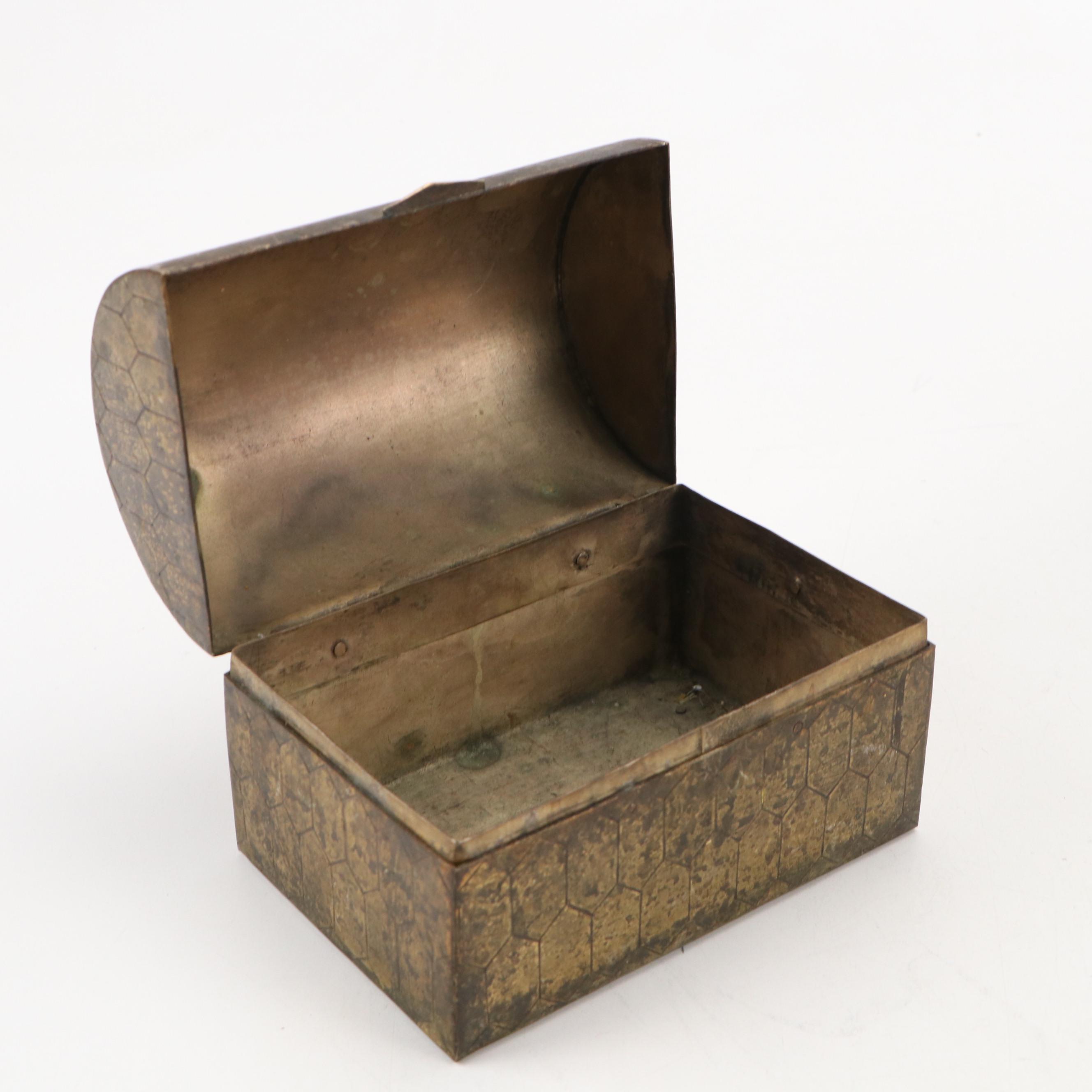 Chinese Style Bamboo, Wood Decoupage, Reeded and Other Boxes