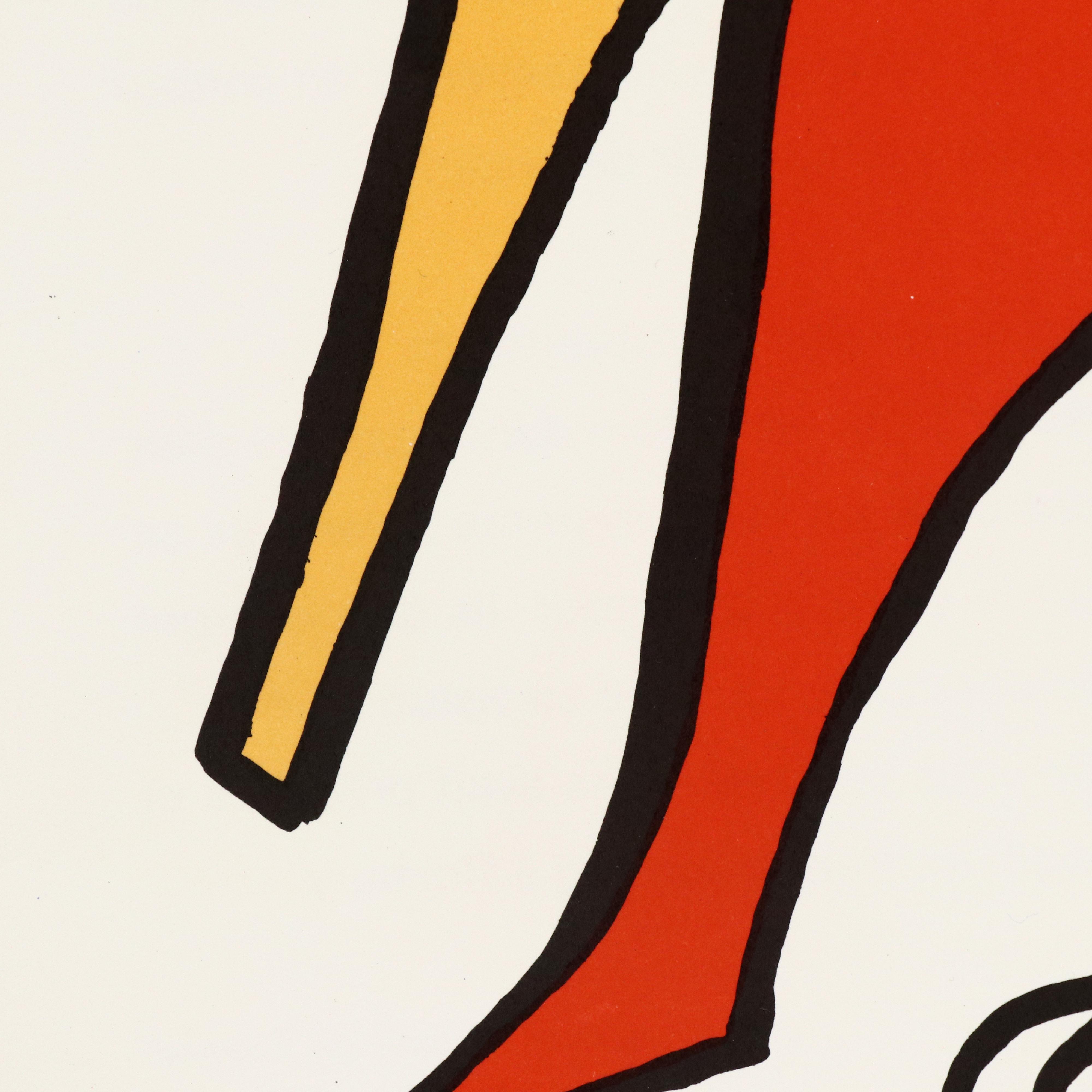 Alexander Calder Color Lithograph for "Derrière le Miroir," 1972