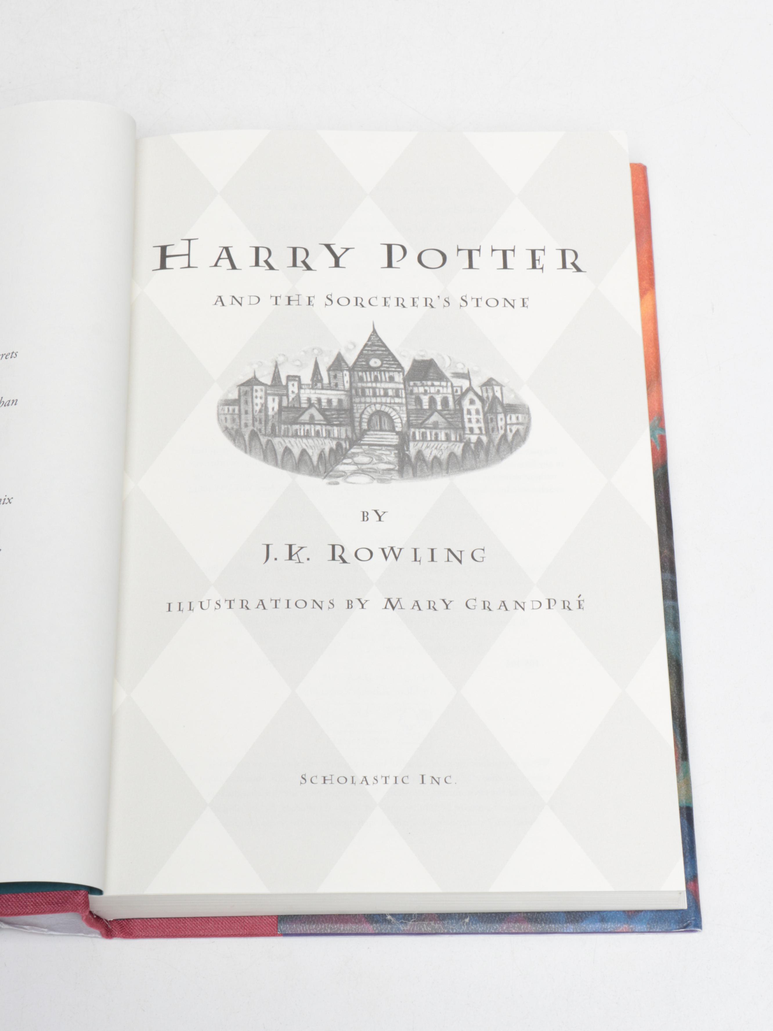 First American Edition "Harry Potter" Complete Series by J. K. Rowling