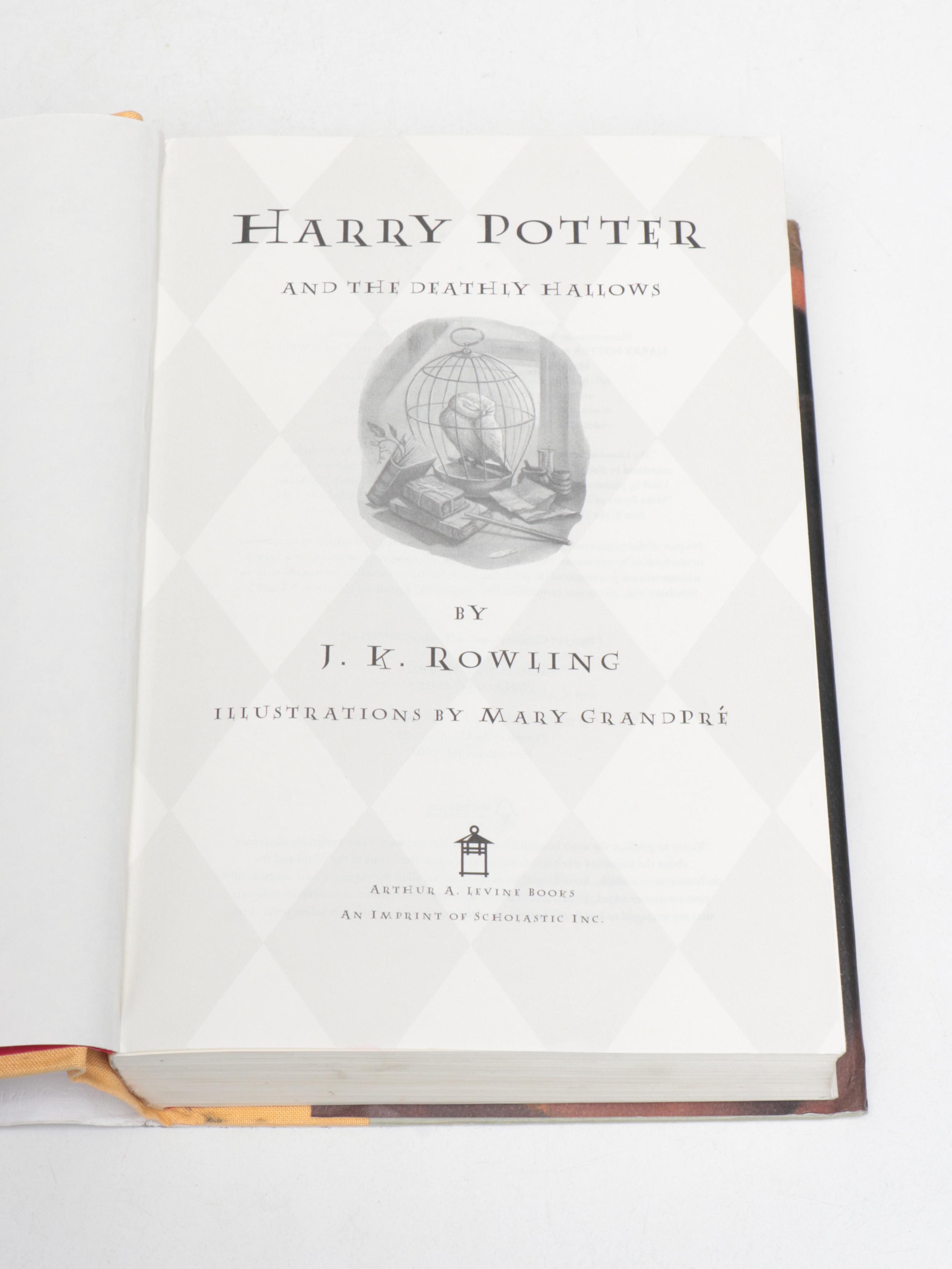 First American Edition "Harry Potter" Complete Series by J. K. Rowling