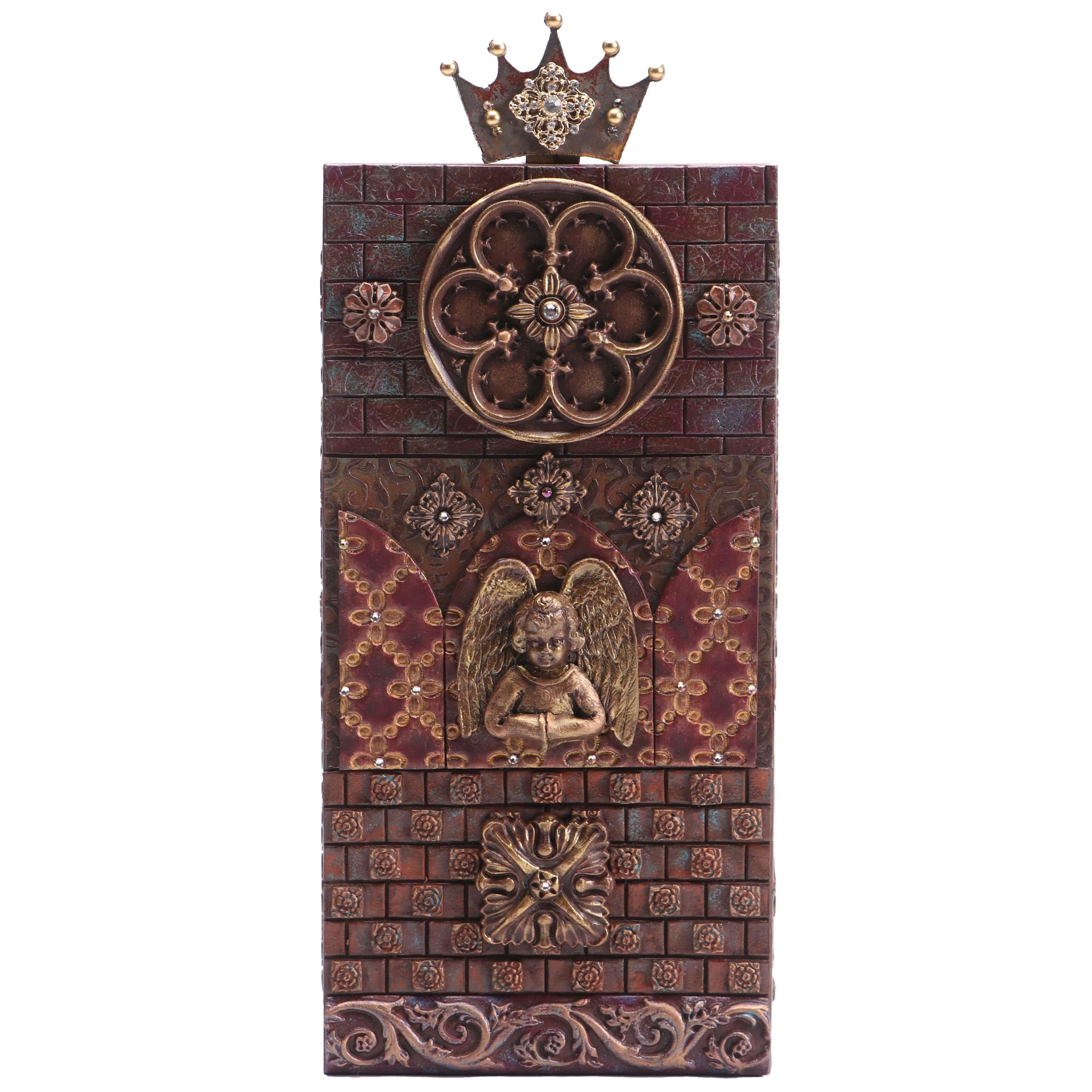 Deborah Kovacs-Sturdevant Mixed Media Assemblage "Ode to Rosslyn Chapel"