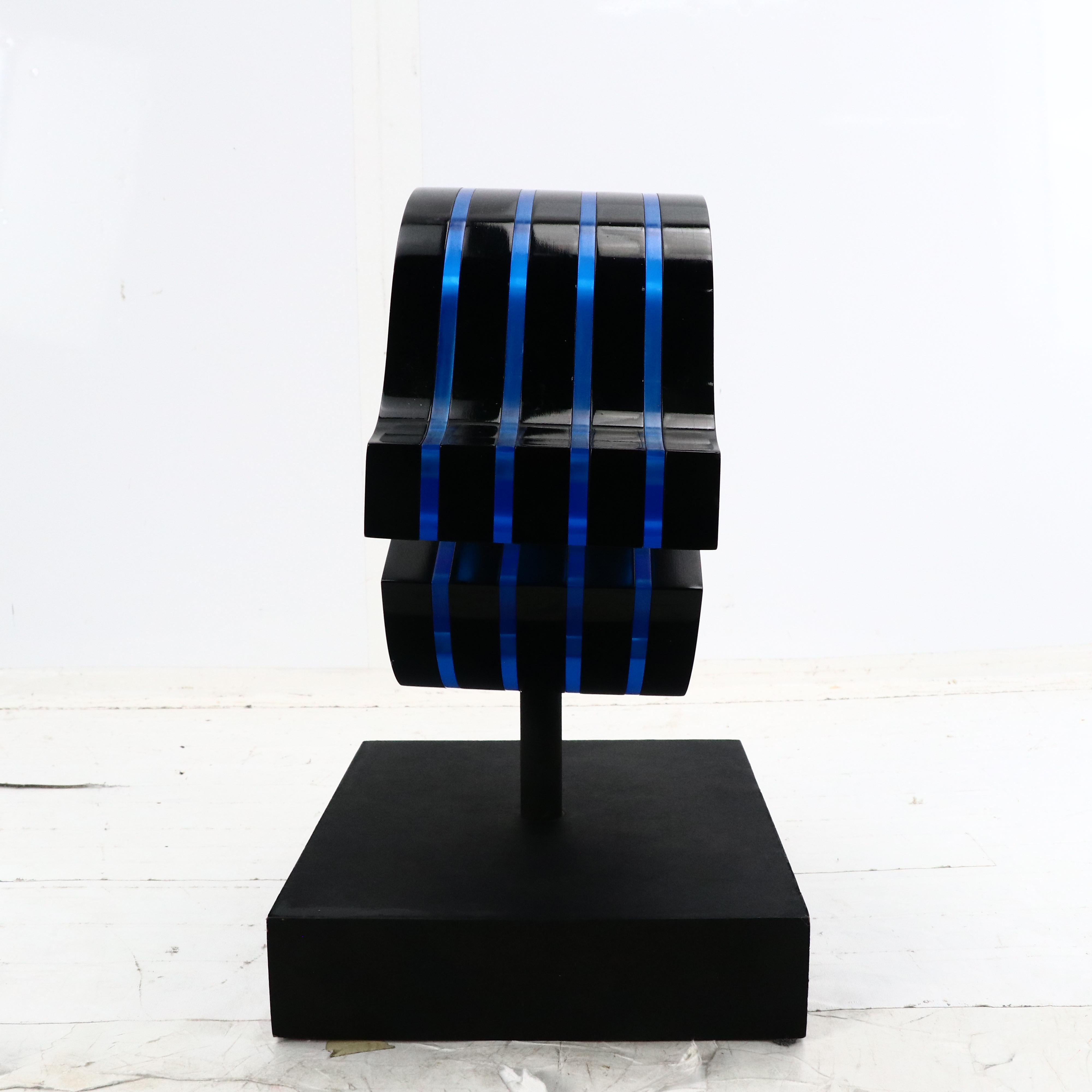Norbert Witkowski Abstract Acrylic Sculpture, 1986