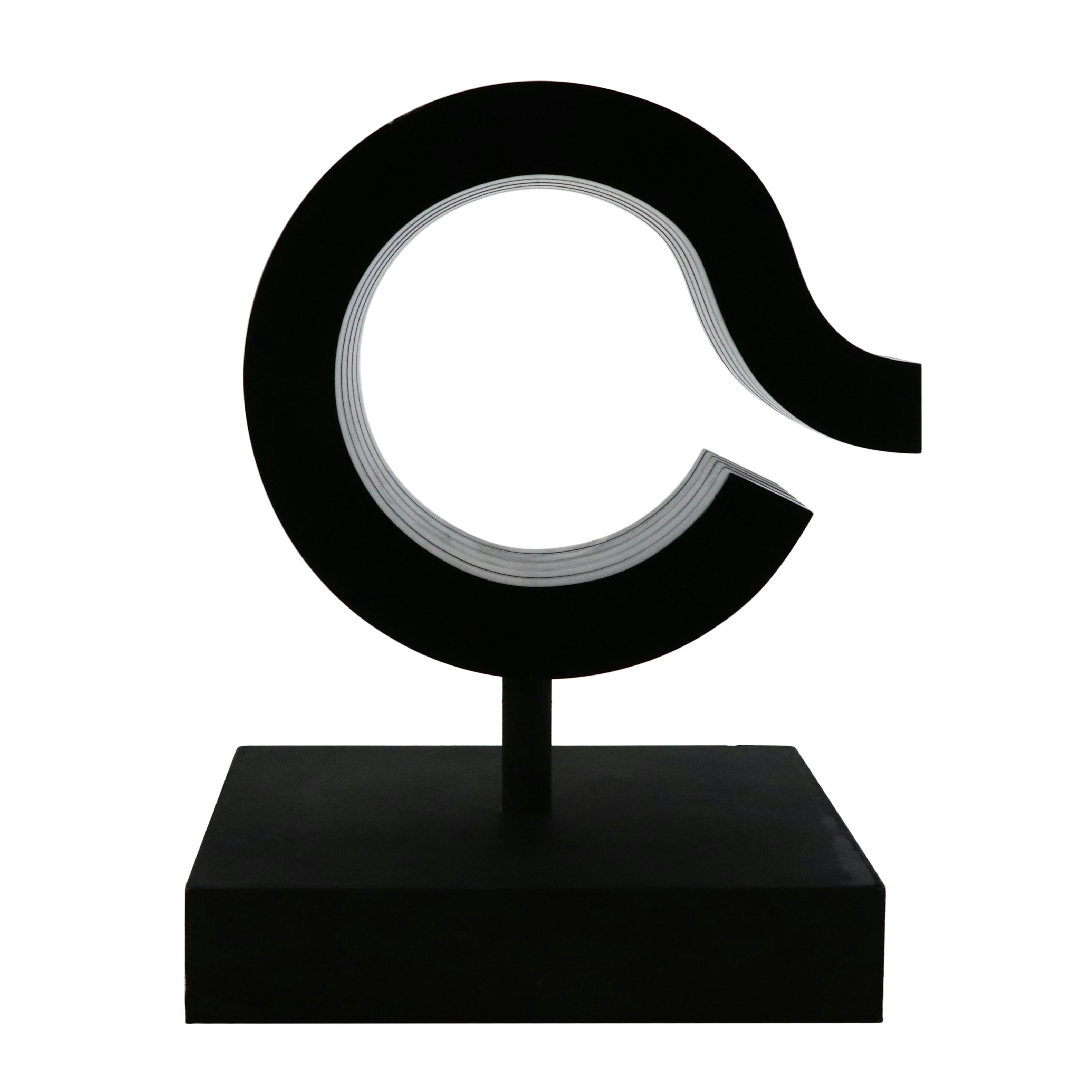 Norbert Witkowski Abstract Acrylic Sculpture, 1986