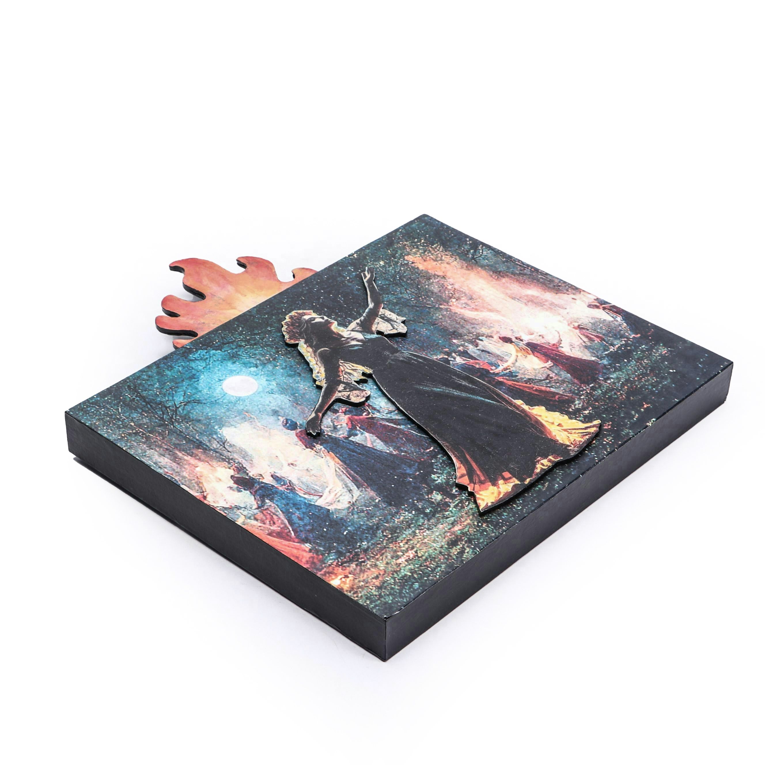 Deborah Kovacs-Sturdevant Mixed Media Collage "All Souls Night," 21st Century