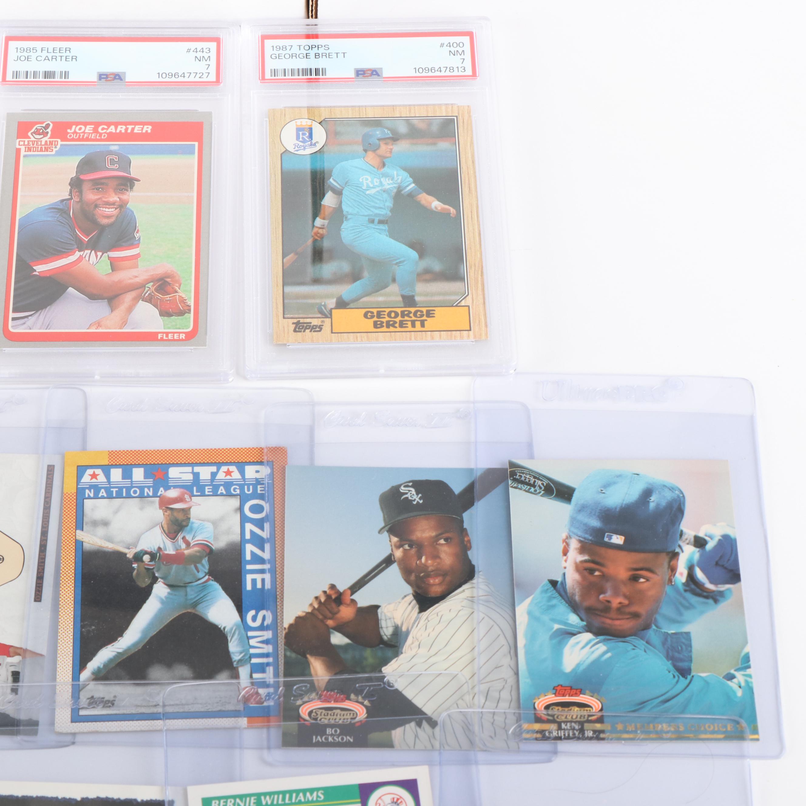 1000+ Card Baseball with HOF'S, Graded Griffey Jr. & Joe Carter Rookie