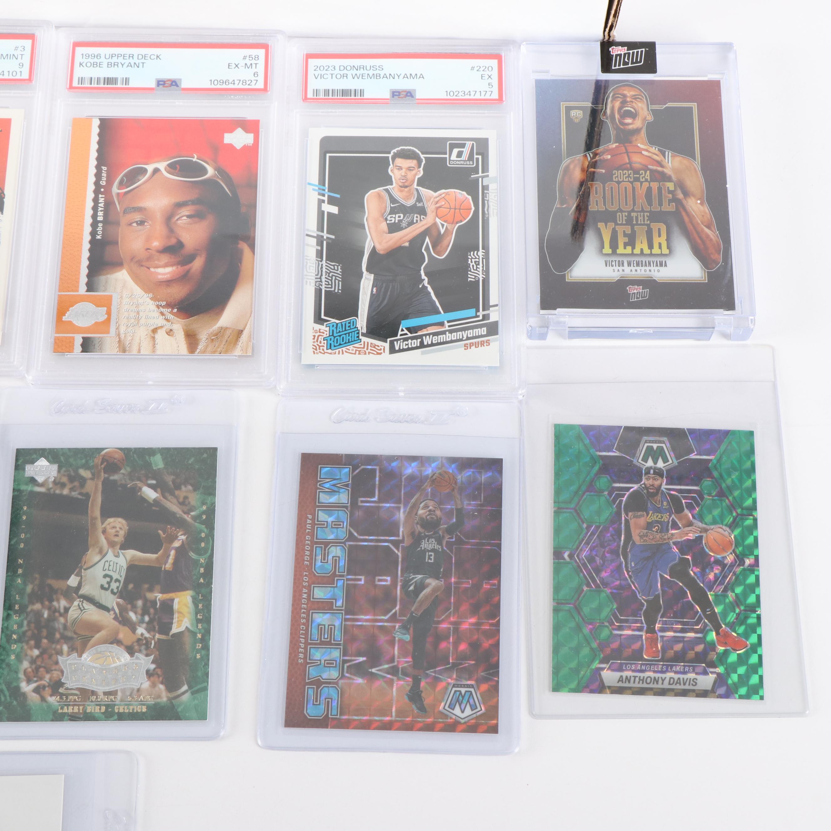 1000+ Card Basketball Lot with Graded Kobe, Shaq, Jordan and Wembanyama