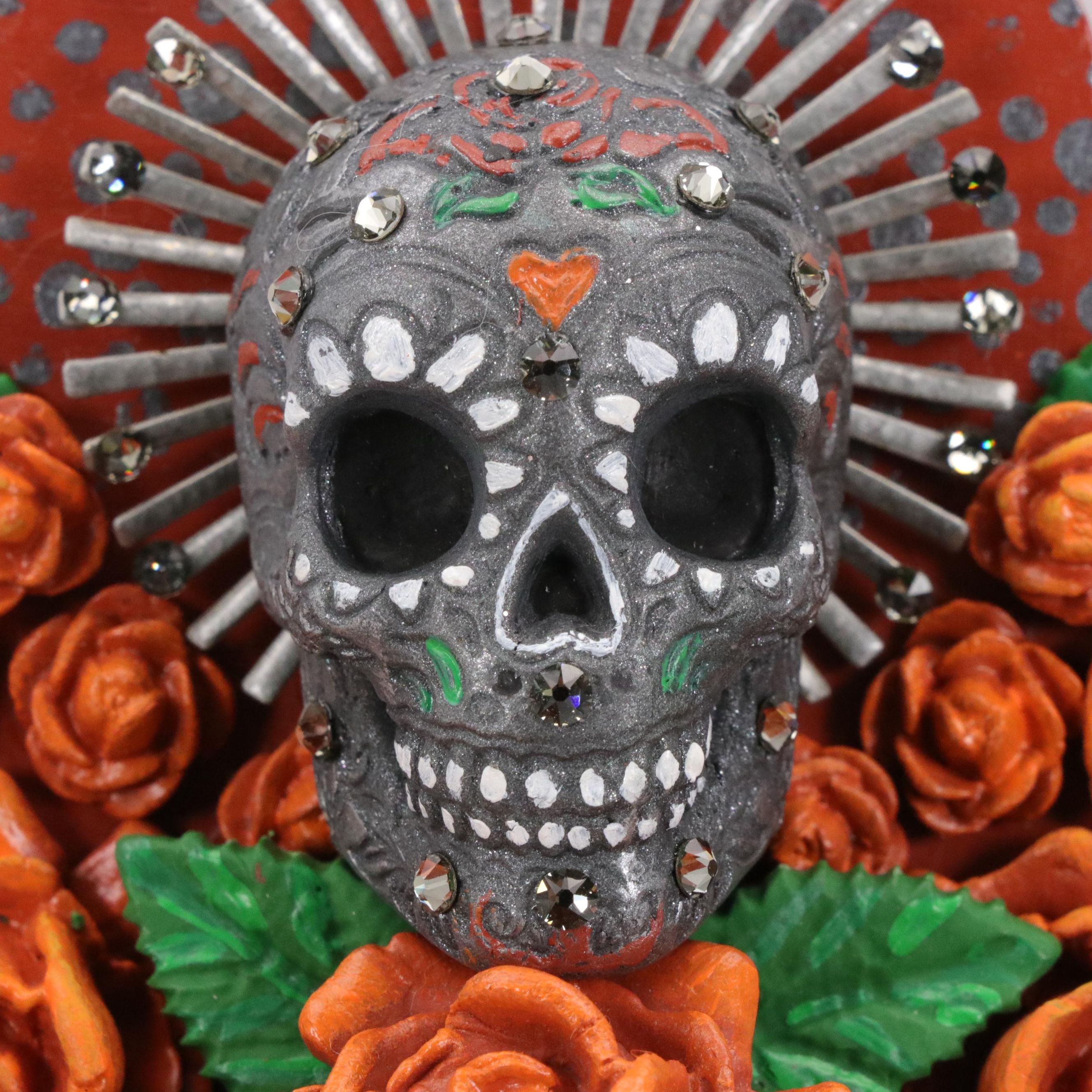 Deborah Kovacs-Sturdevant Mixed Media Composition "Dia de los Muertos"