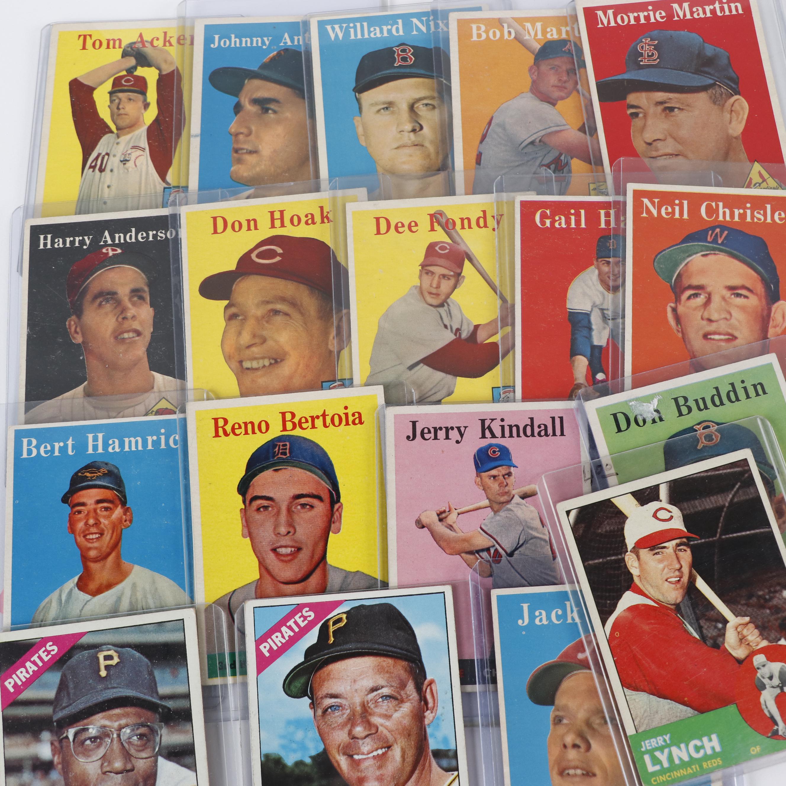 Lot of 250+ Cards With Graded Pete Rose, 1950, 1960s and 1980s