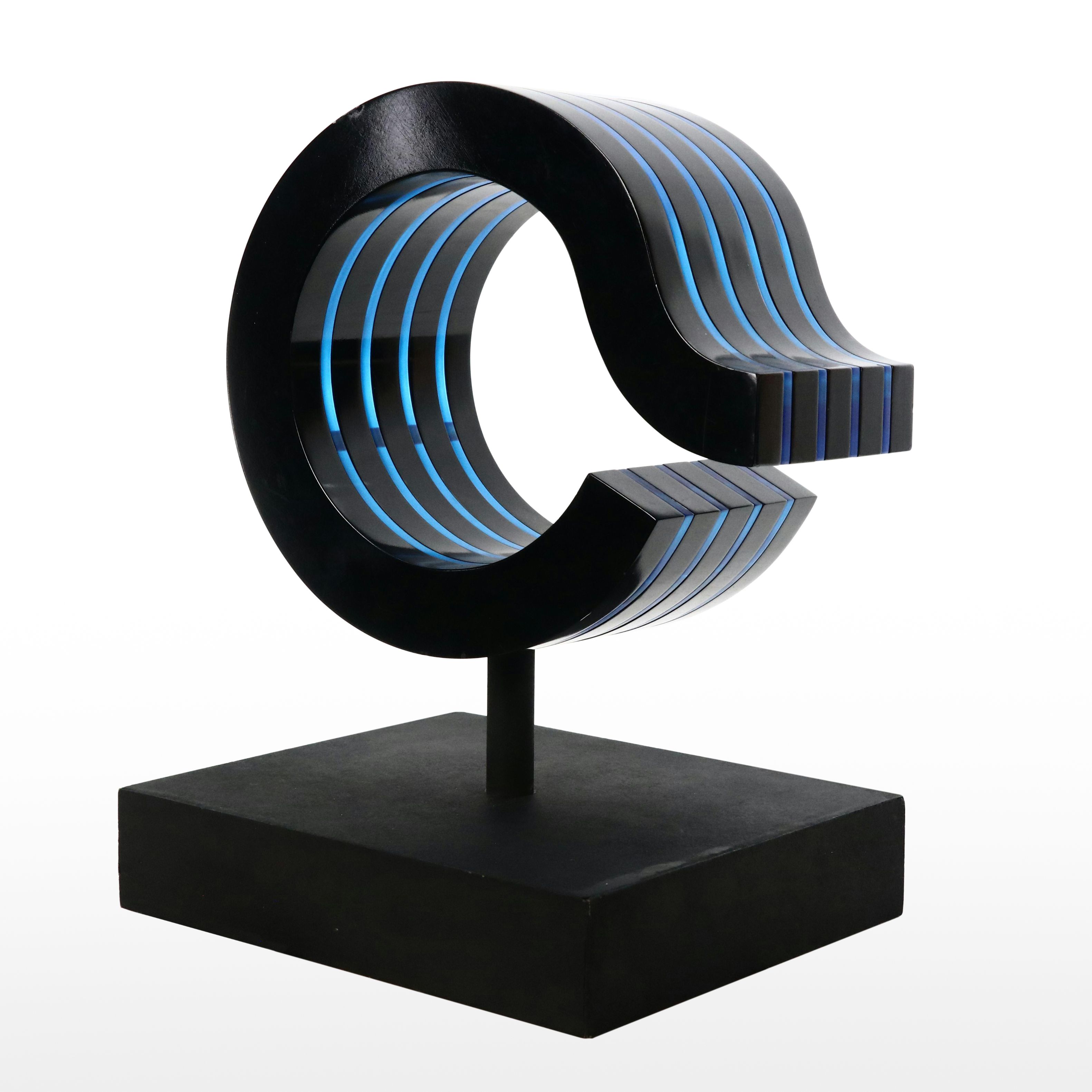 Norbert Witkowski Abstract Acrylic Sculpture, 1986