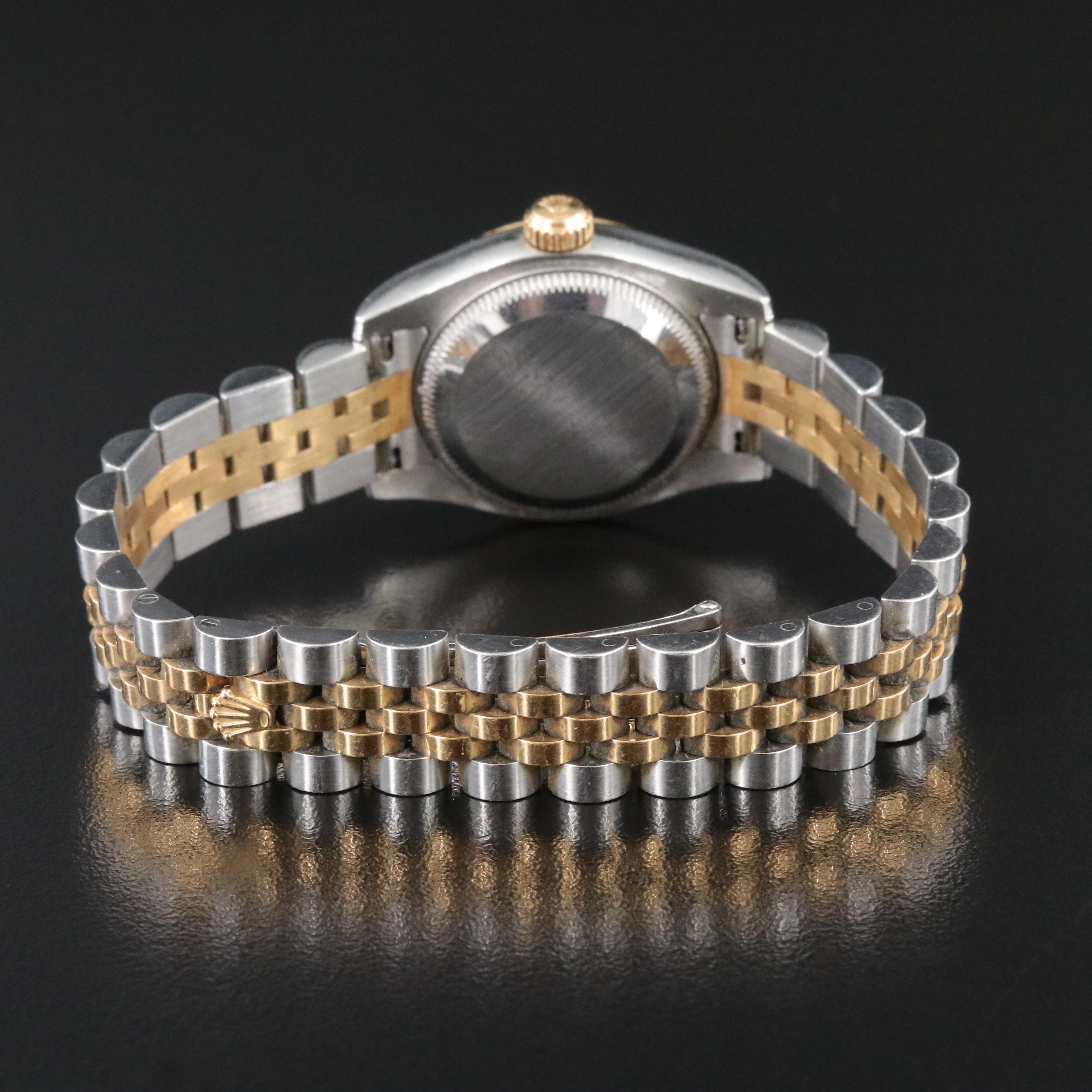 Rolex Datejust 179173 Diamond Mother-of-Pearl 26mm 18K Steel Automatic Watch