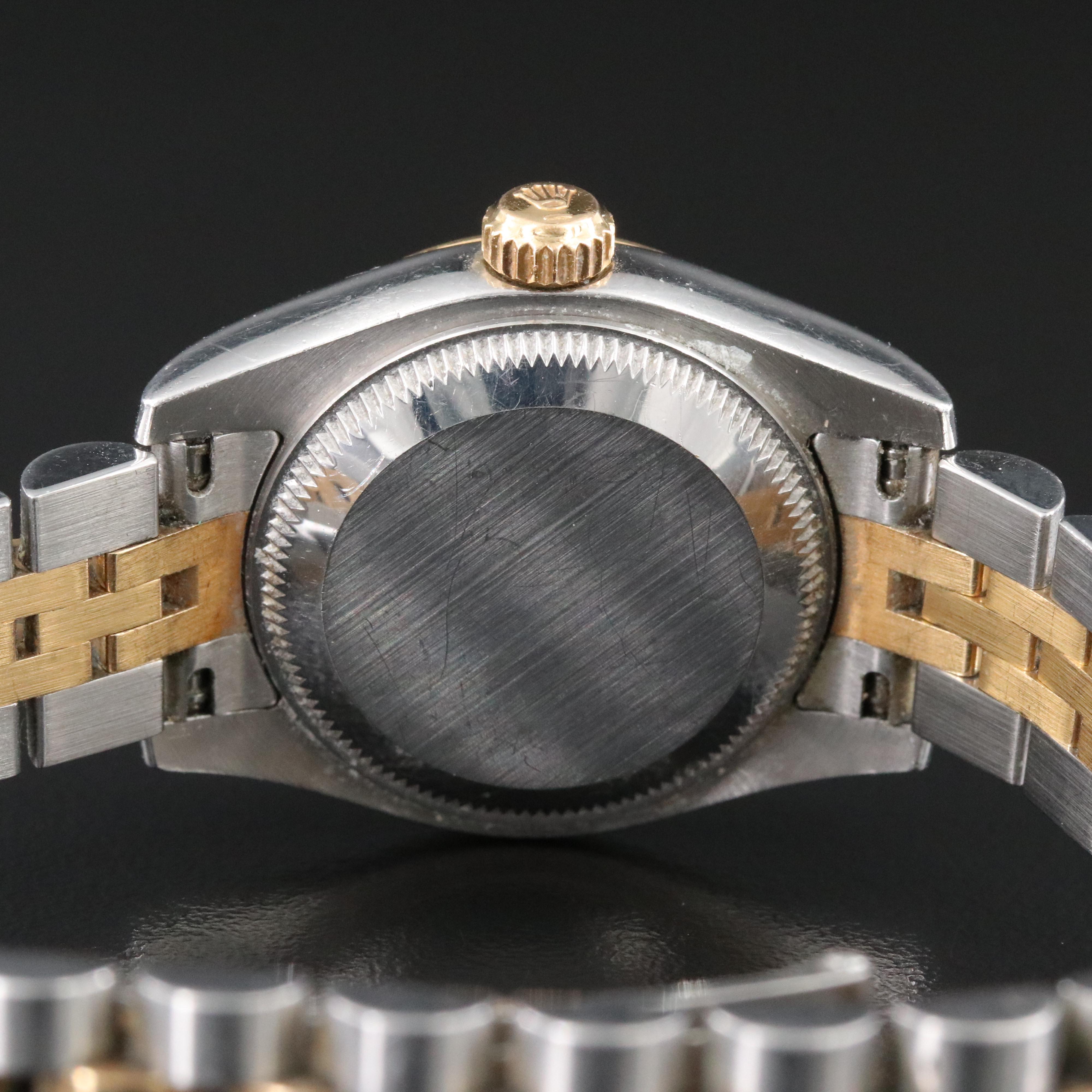 Rolex Datejust 179173 Diamond Mother-of-Pearl 26mm 18K Steel Automatic Watch