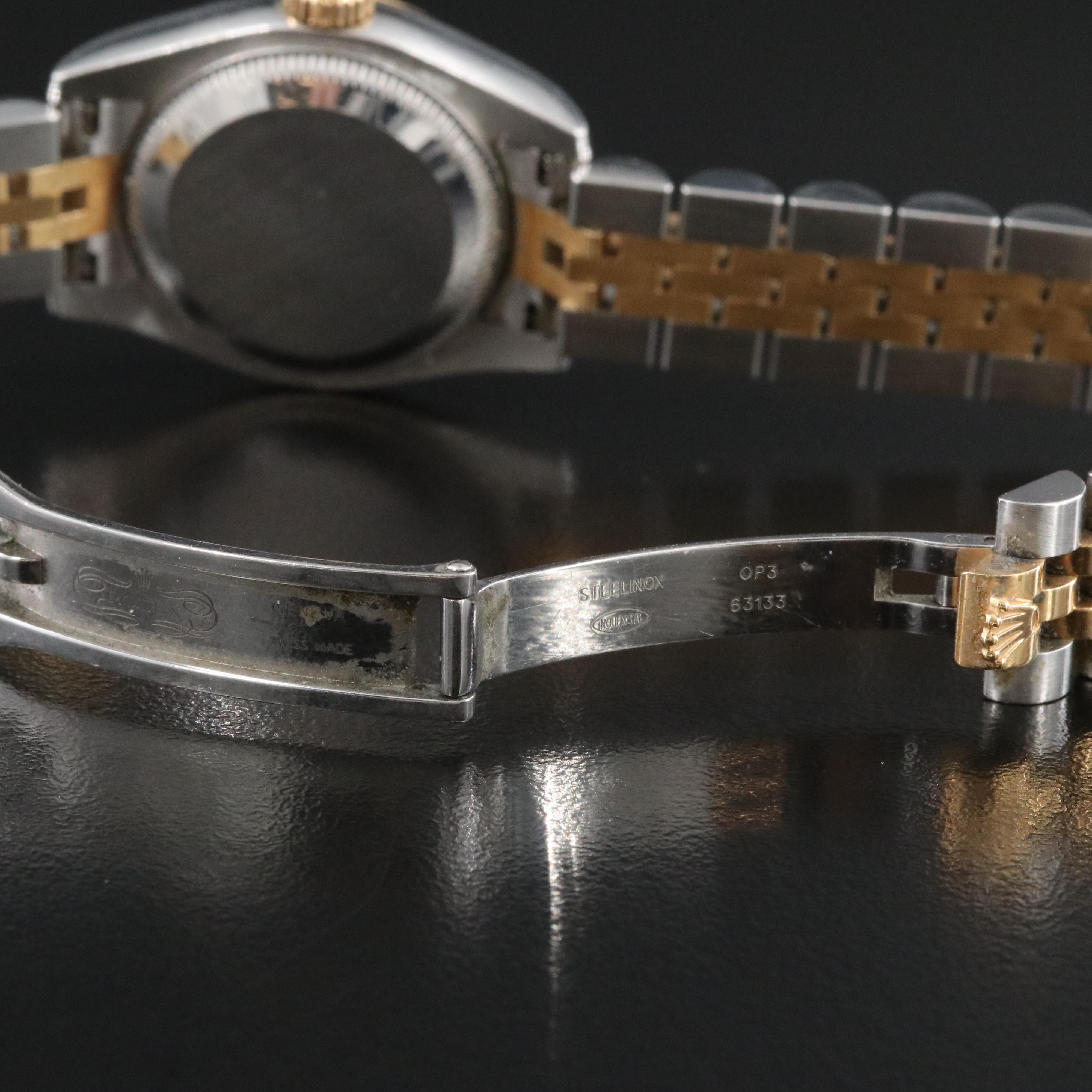 Rolex Datejust 179173 Diamond Mother-of-Pearl 26mm 18K Steel Automatic Watch