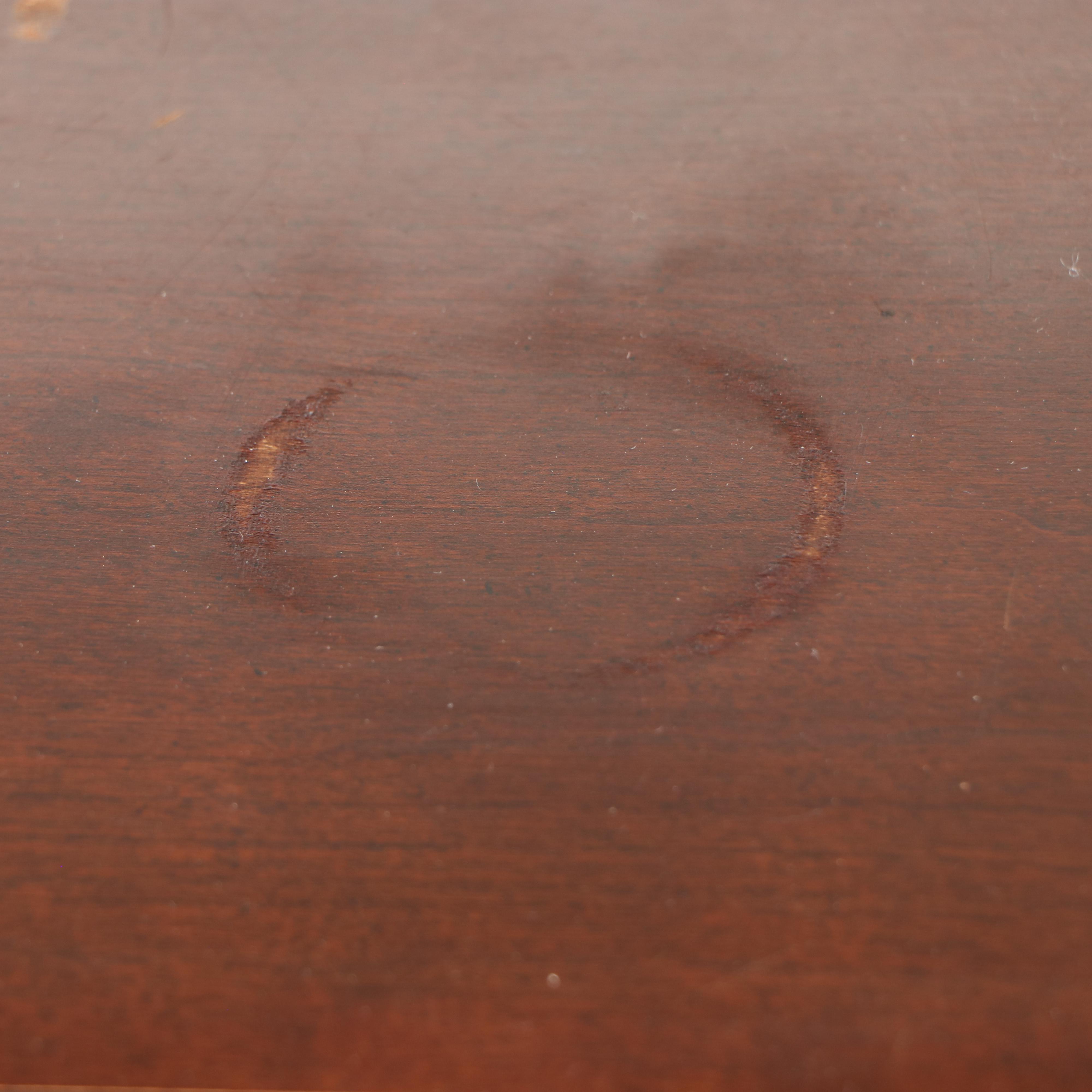 Thomasville Chippendale Style Cherry Dresser with Hinged Mirror