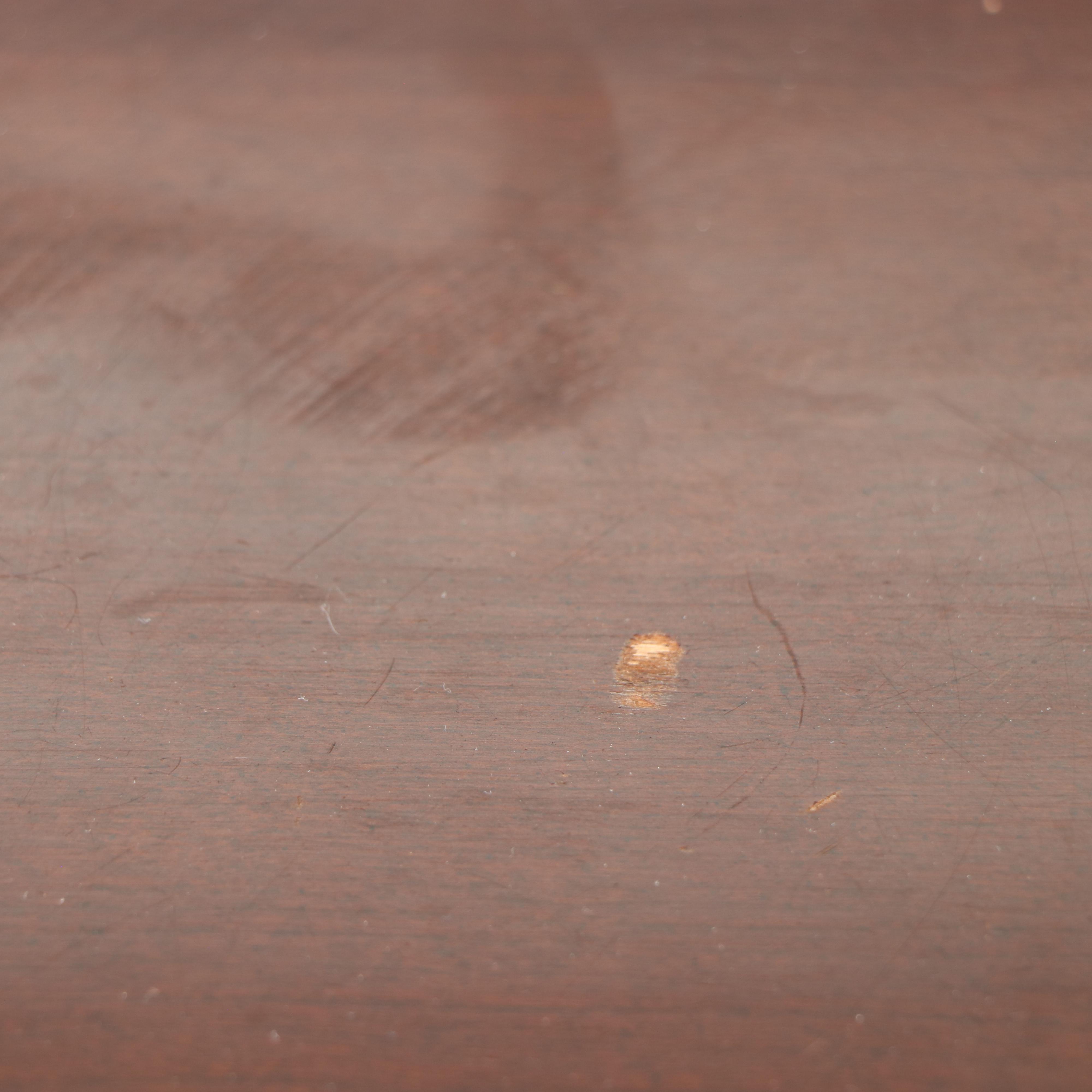 Thomasville Chippendale Style Cherry Dresser with Hinged Mirror