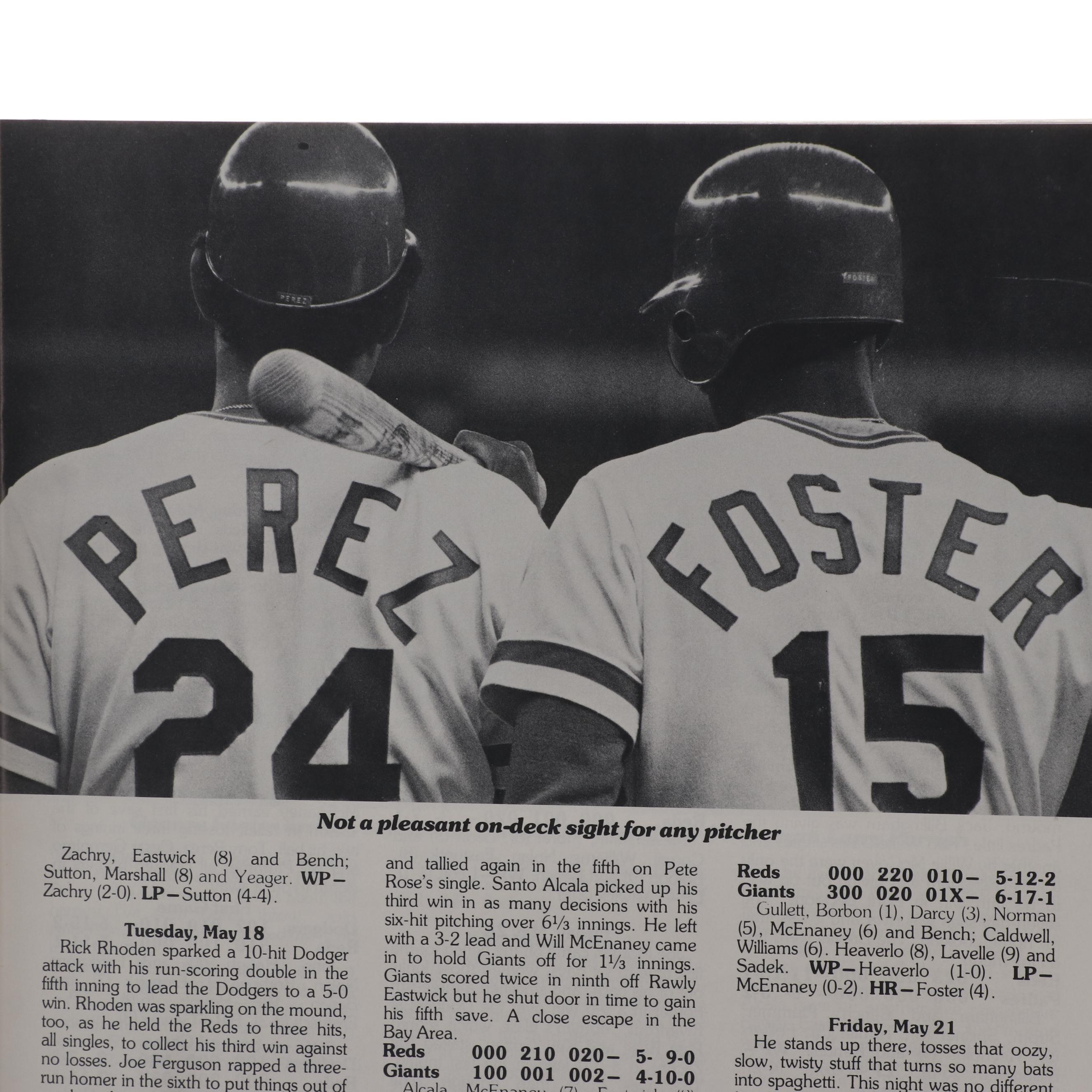 100 Never-Circulated Big Red Machine "Diary of a Winner" Magazines, 1976