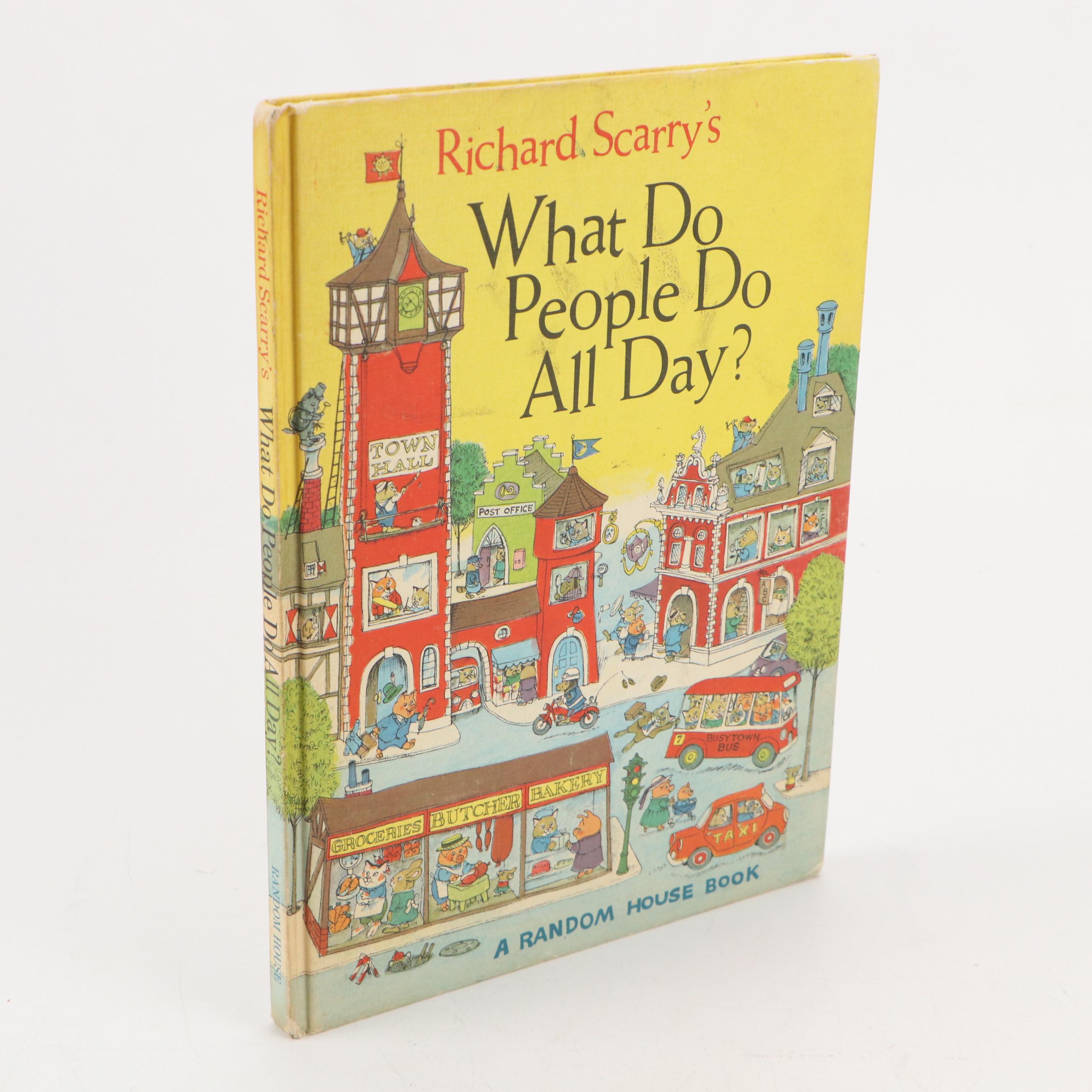 "What People Do All Day" by Richard Scarry and More Children's Vinyl Records