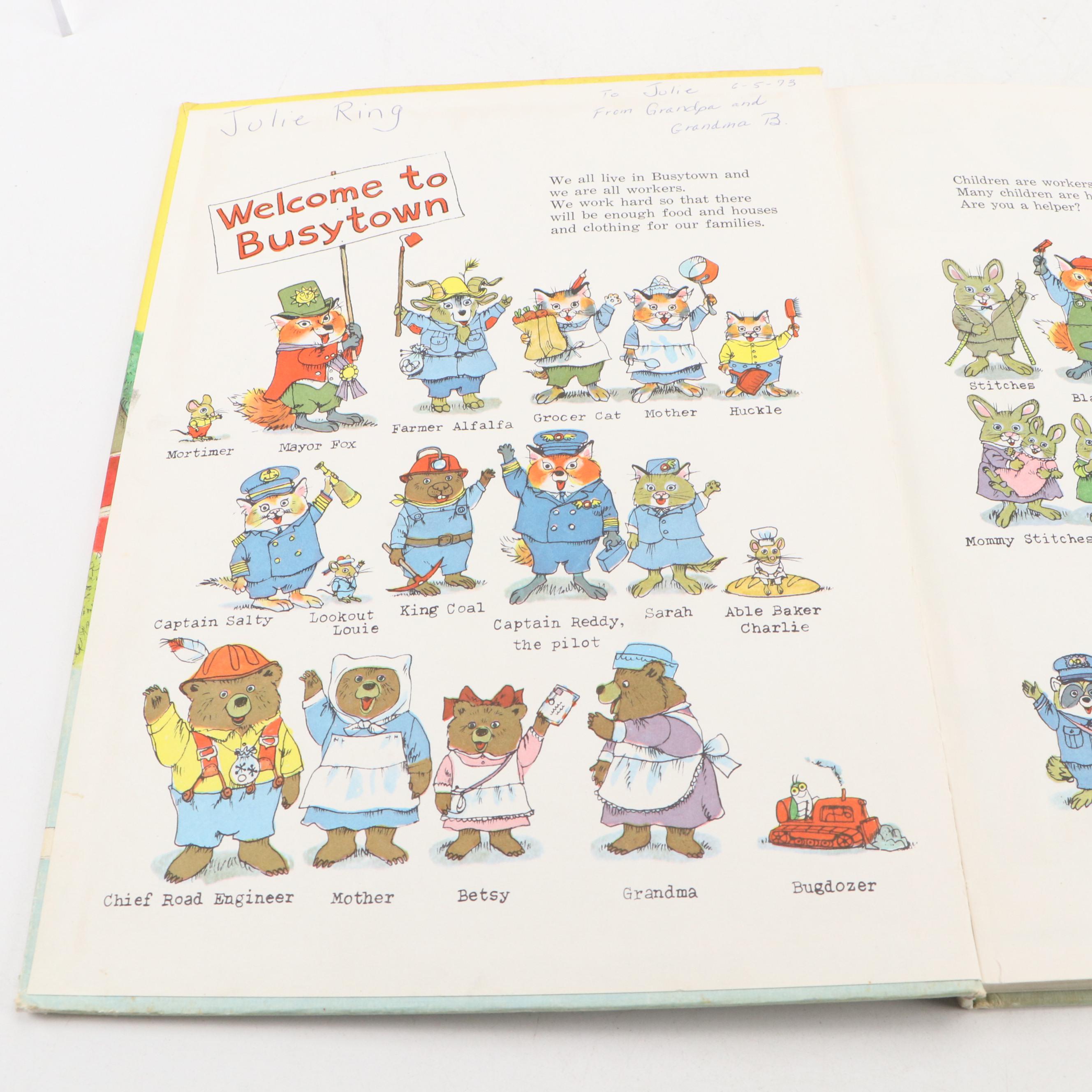 "What People Do All Day" by Richard Scarry and More Children's Vinyl Records