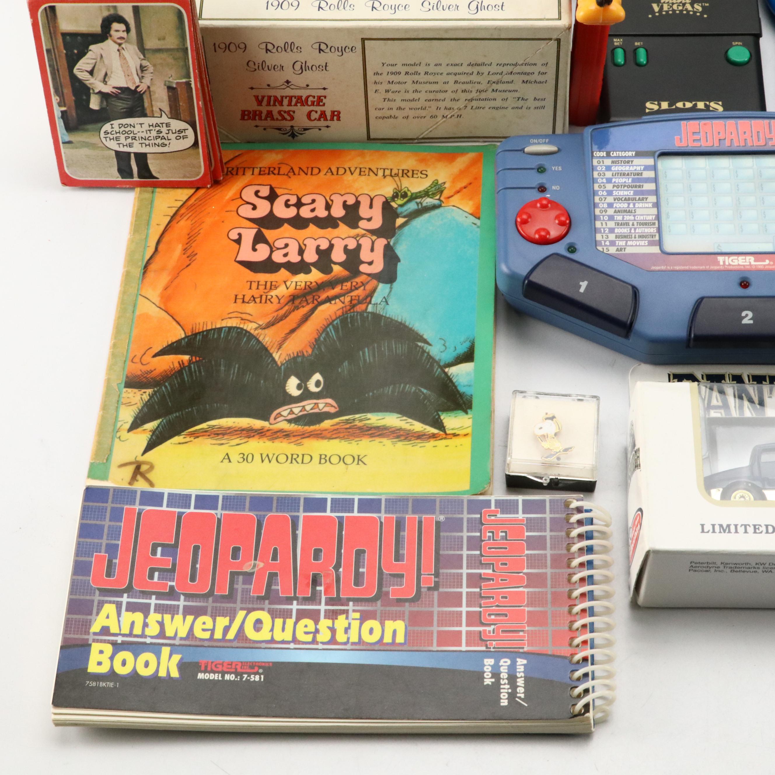 Hasbro and Tiger Handheld Games, Books, and More