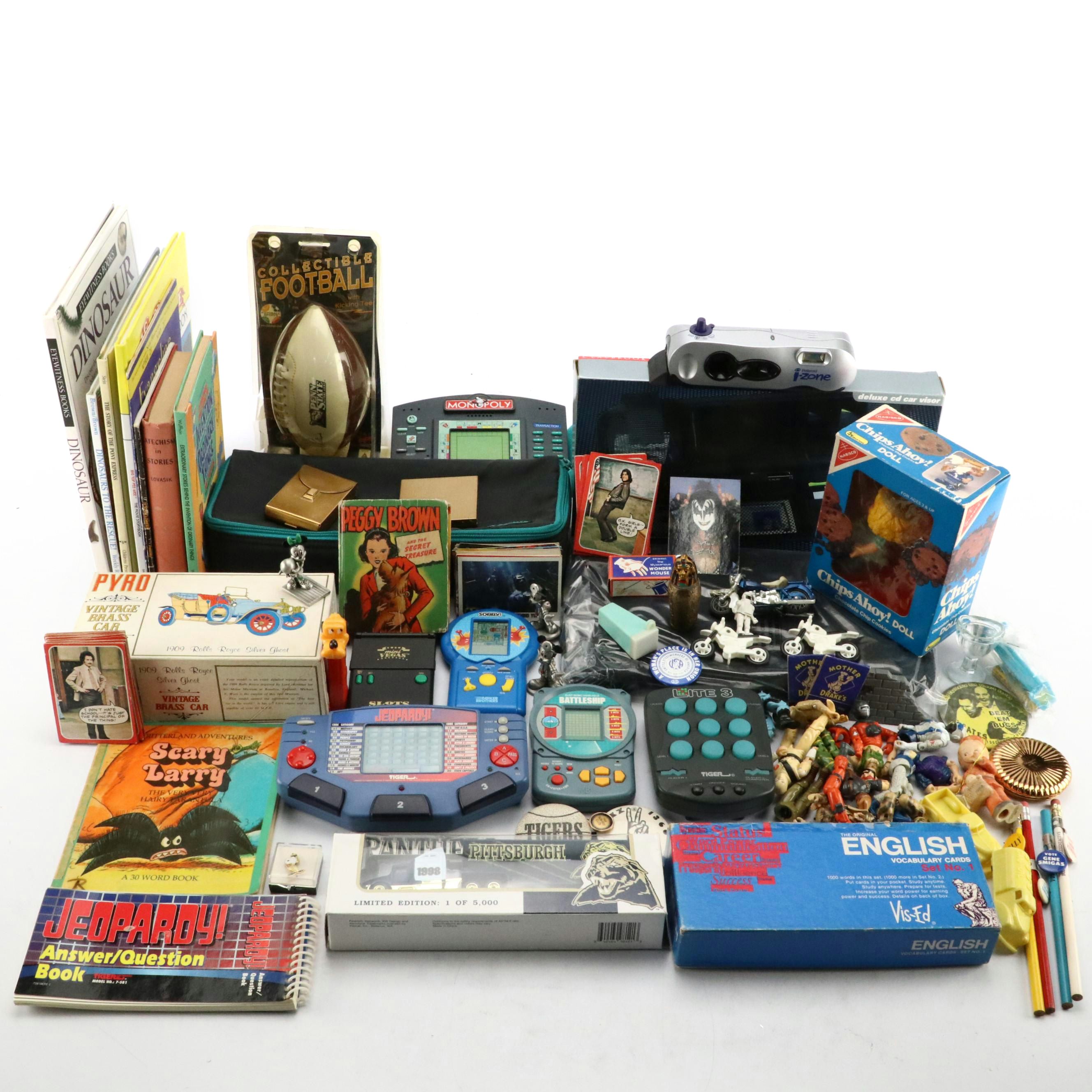 Hasbro and Tiger Handheld Games, Books, and More