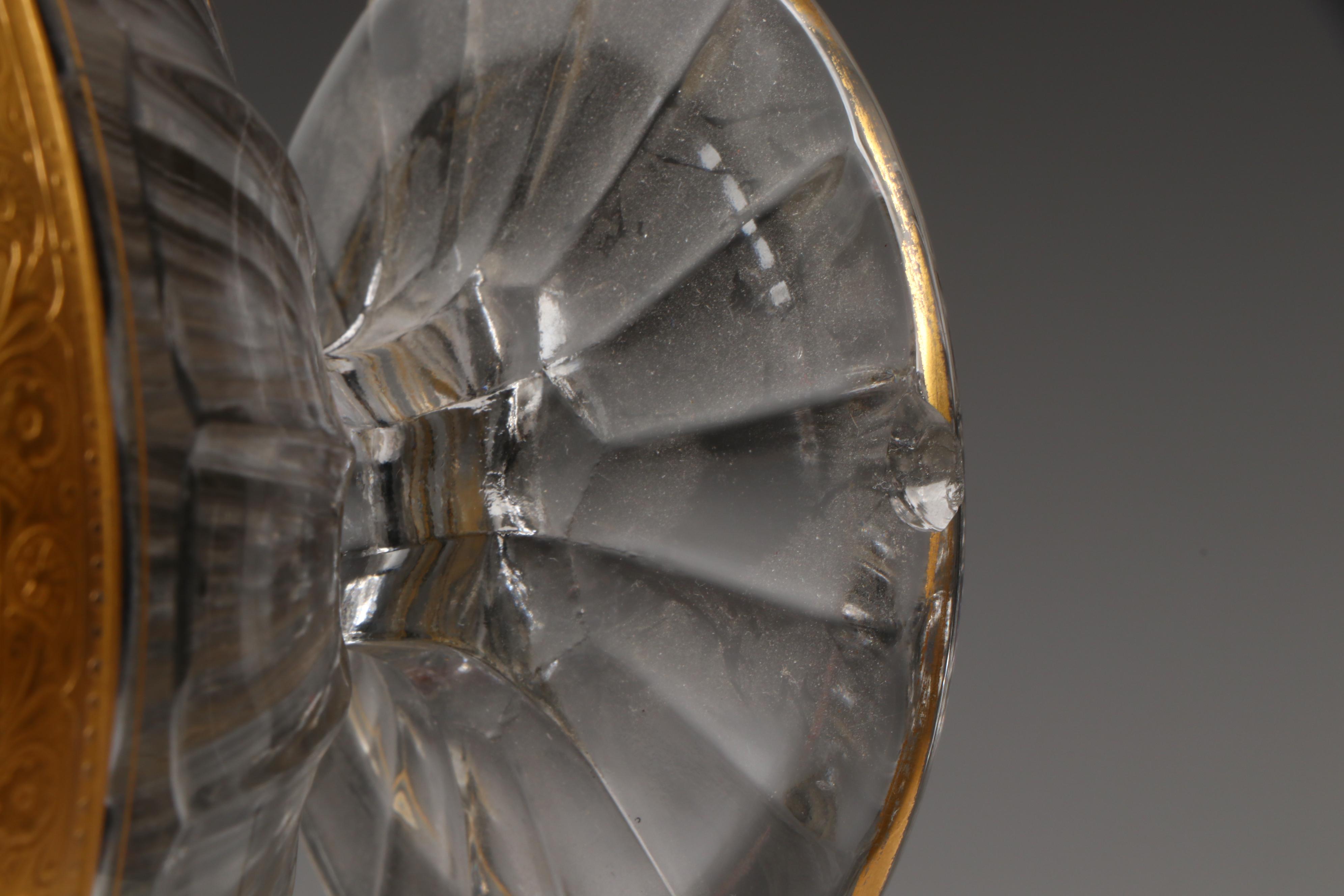 Heisey Duck Shaped Ashtray with Ruby Flashed and Other Glass Table Accessories