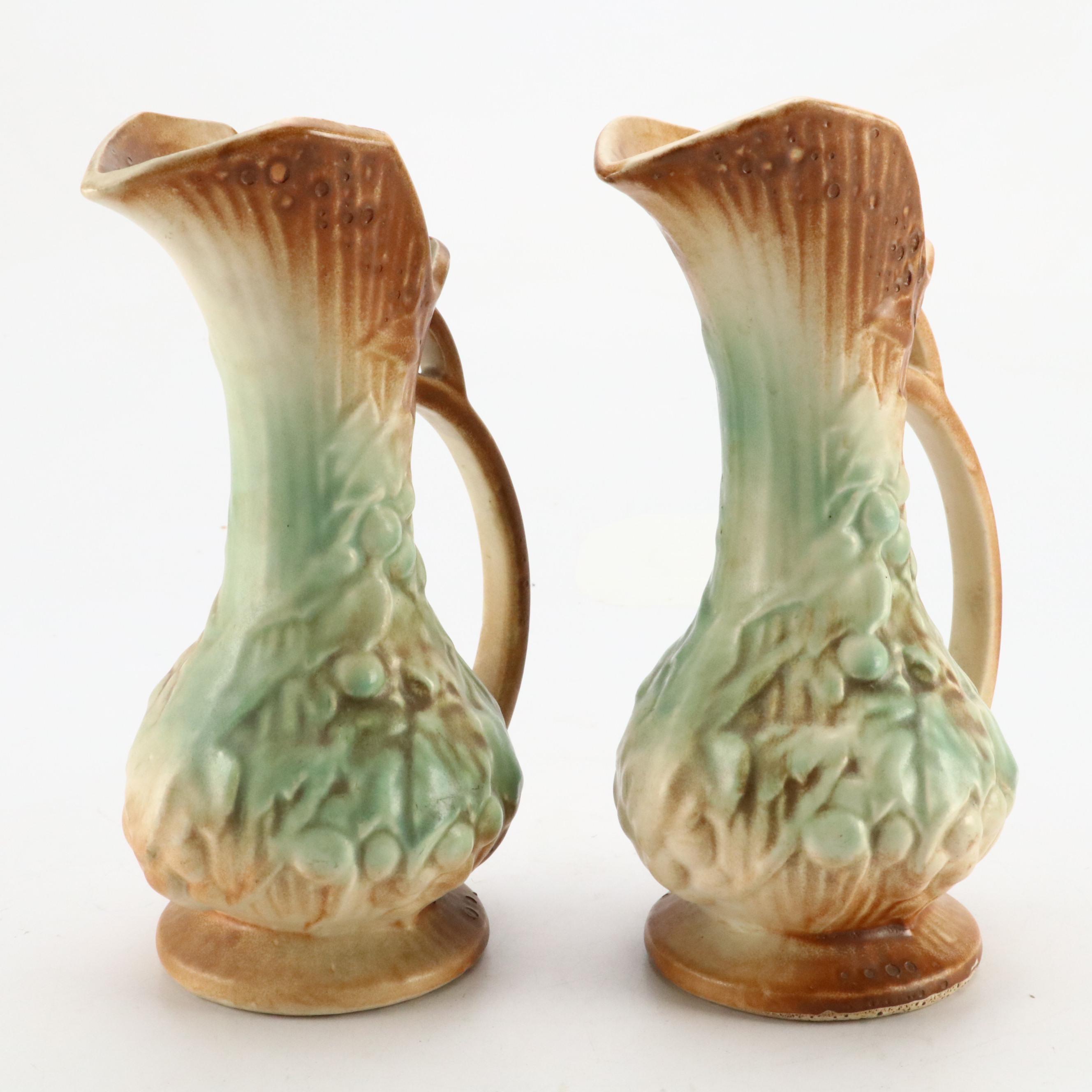Pair of Mid Century Modern Style Ceramic Ewers, Mid-20th Century