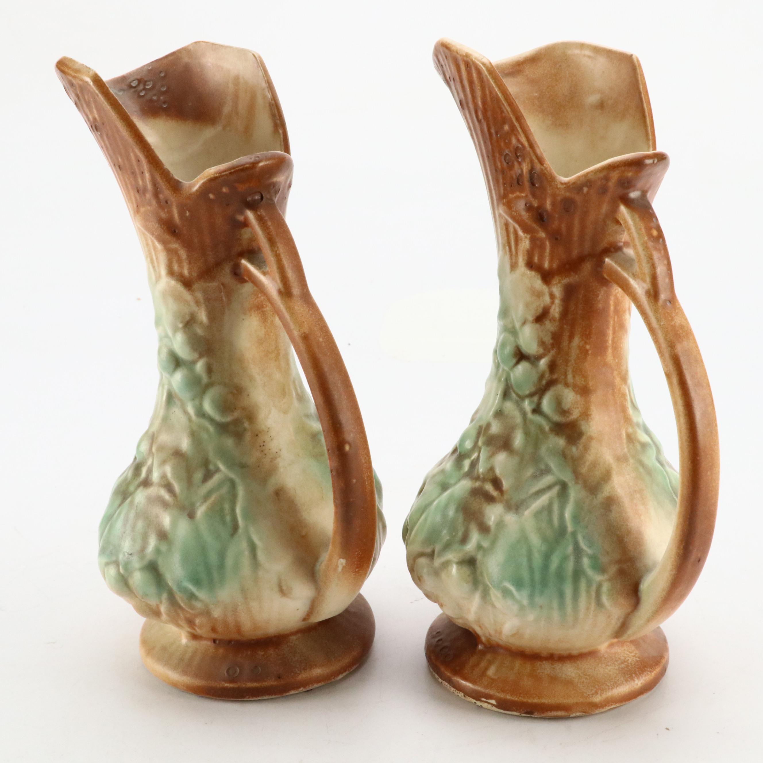 Pair of Mid Century Modern Style Ceramic Ewers, Mid-20th Century