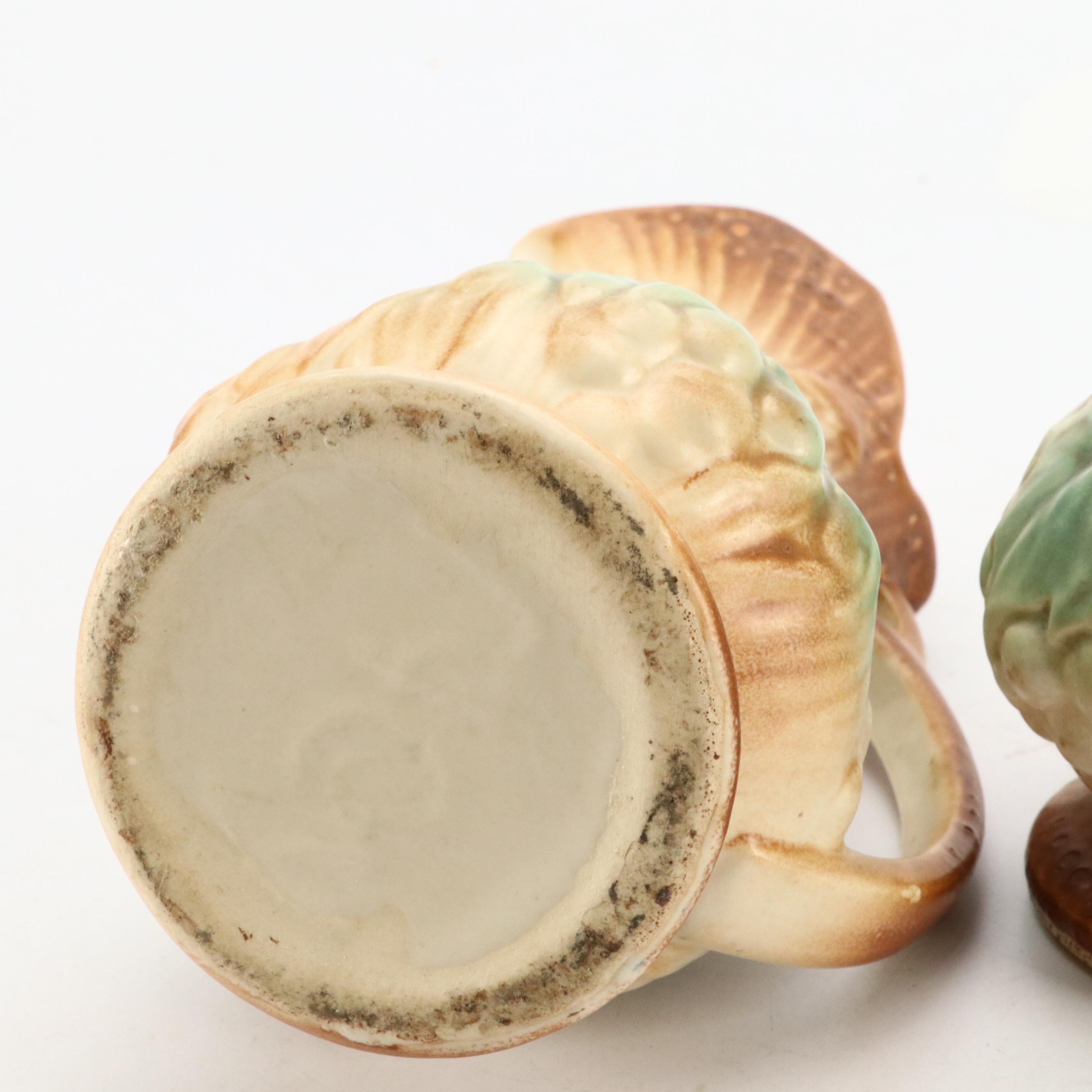 Pair of Mid Century Modern Style Ceramic Ewers, Mid-20th Century