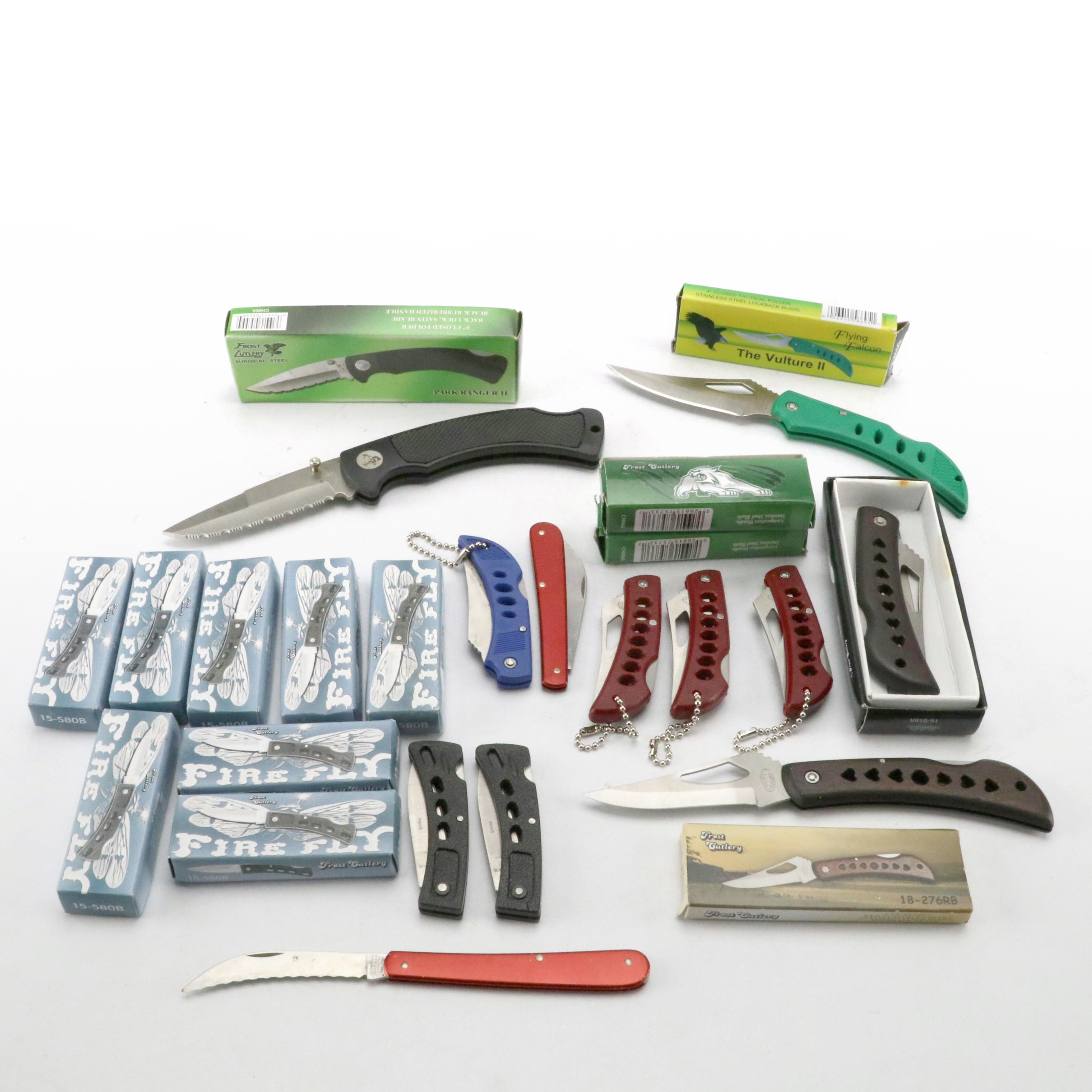 Frost Cutlery "Fire Fly," "Park Ranger II" and More Folding Knives