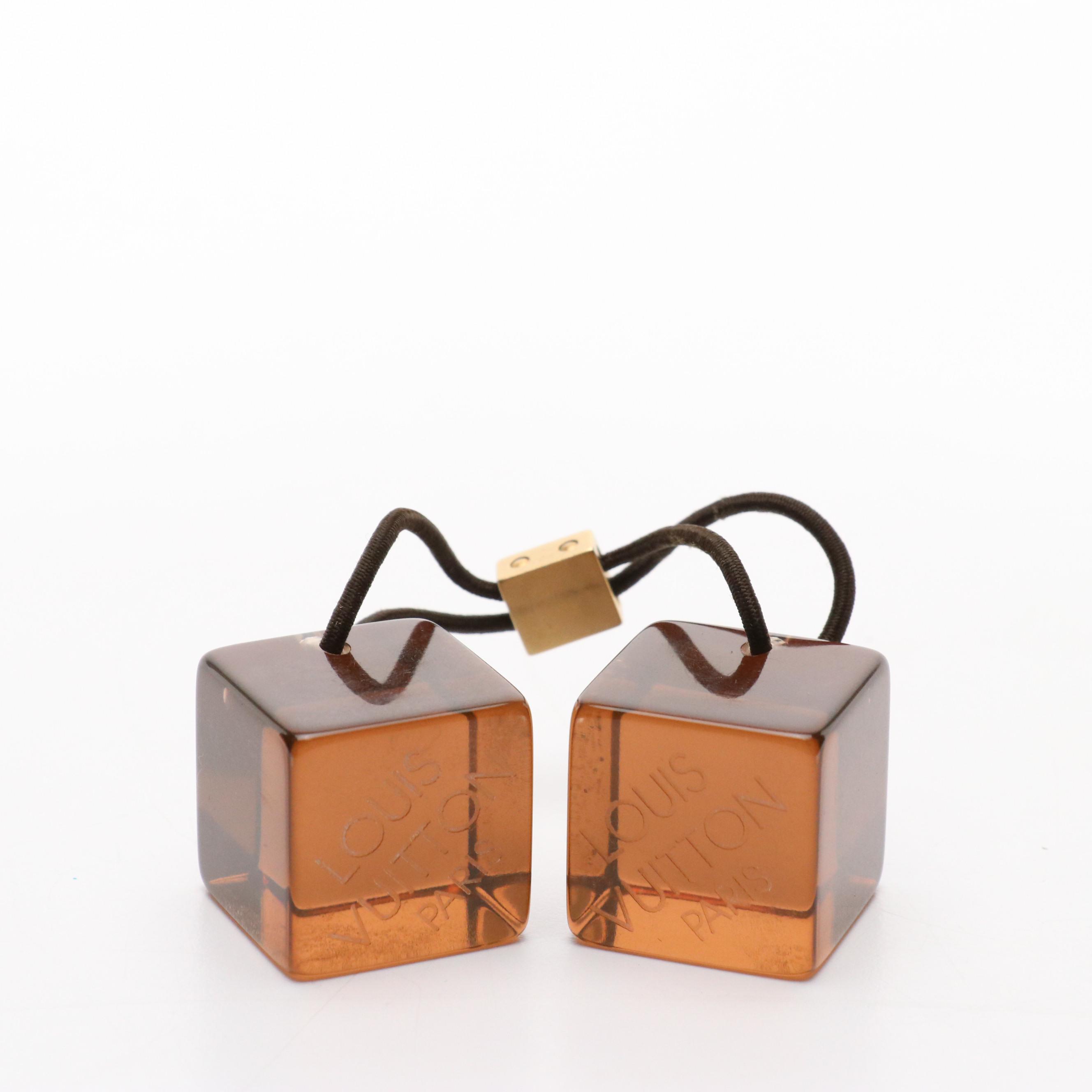 Louis Vuitton Acrylic Dice Hair Tie